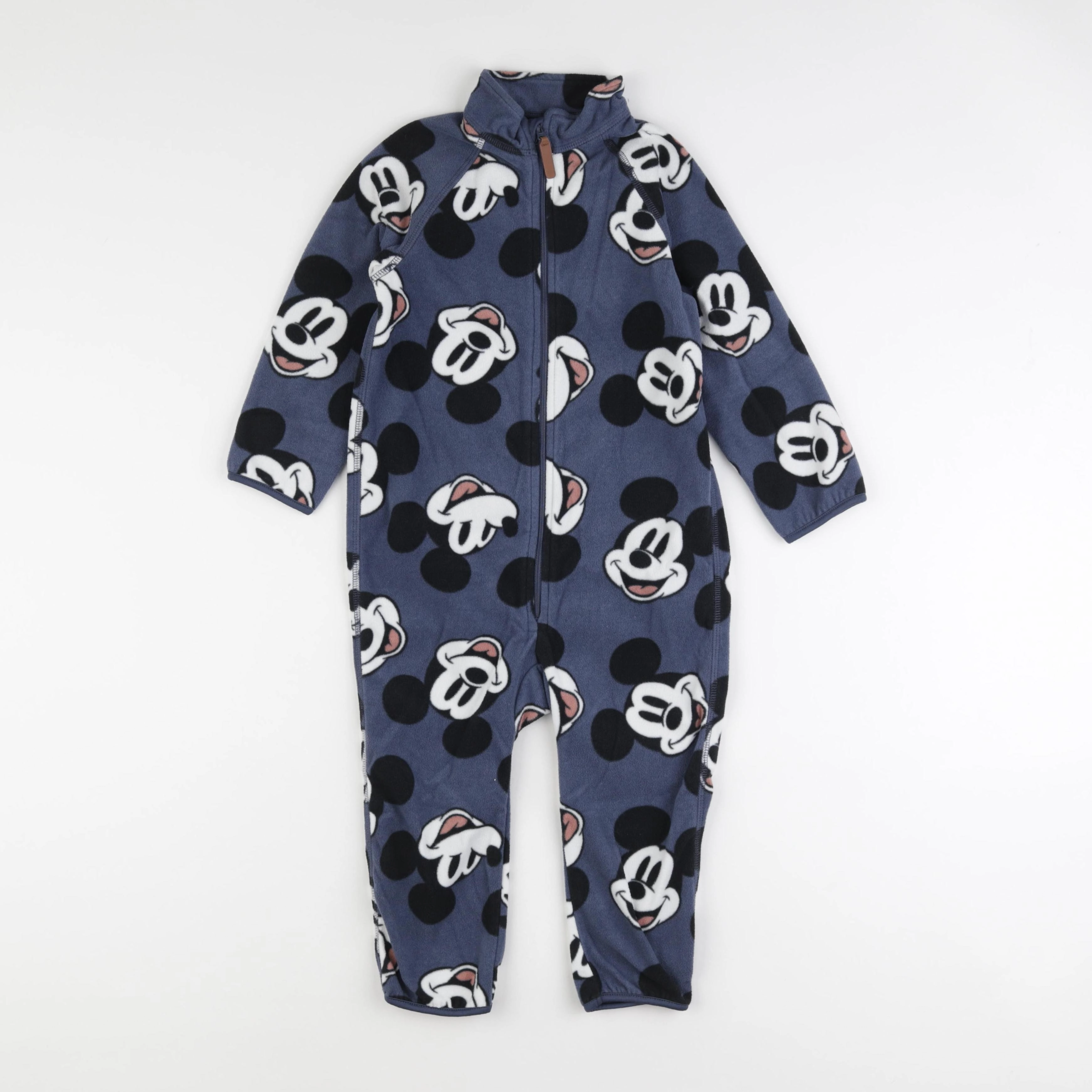 H&M - pyjama coton bleu - 2/3 ans