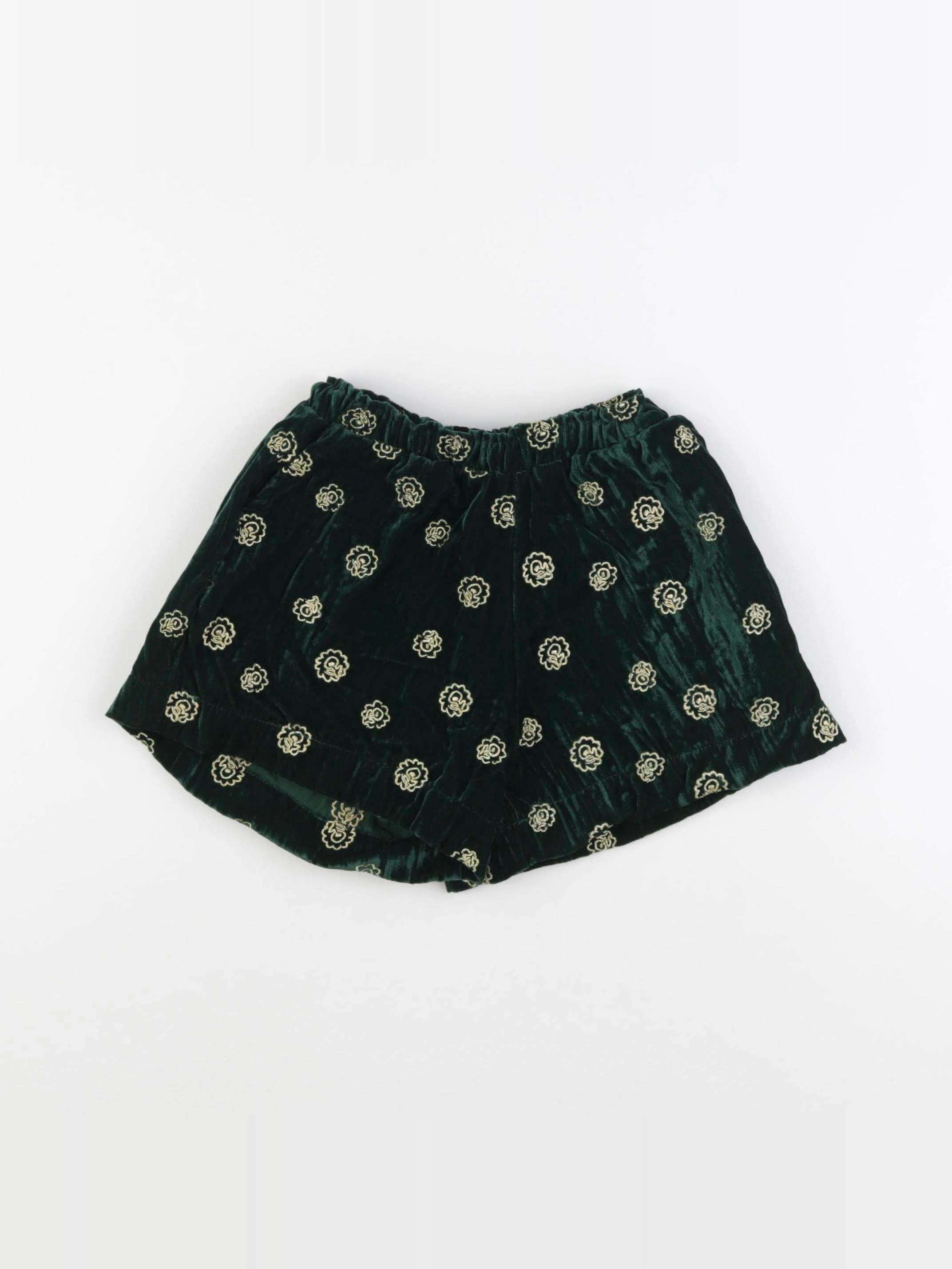 Monoprix - short vert - 5/6 ans