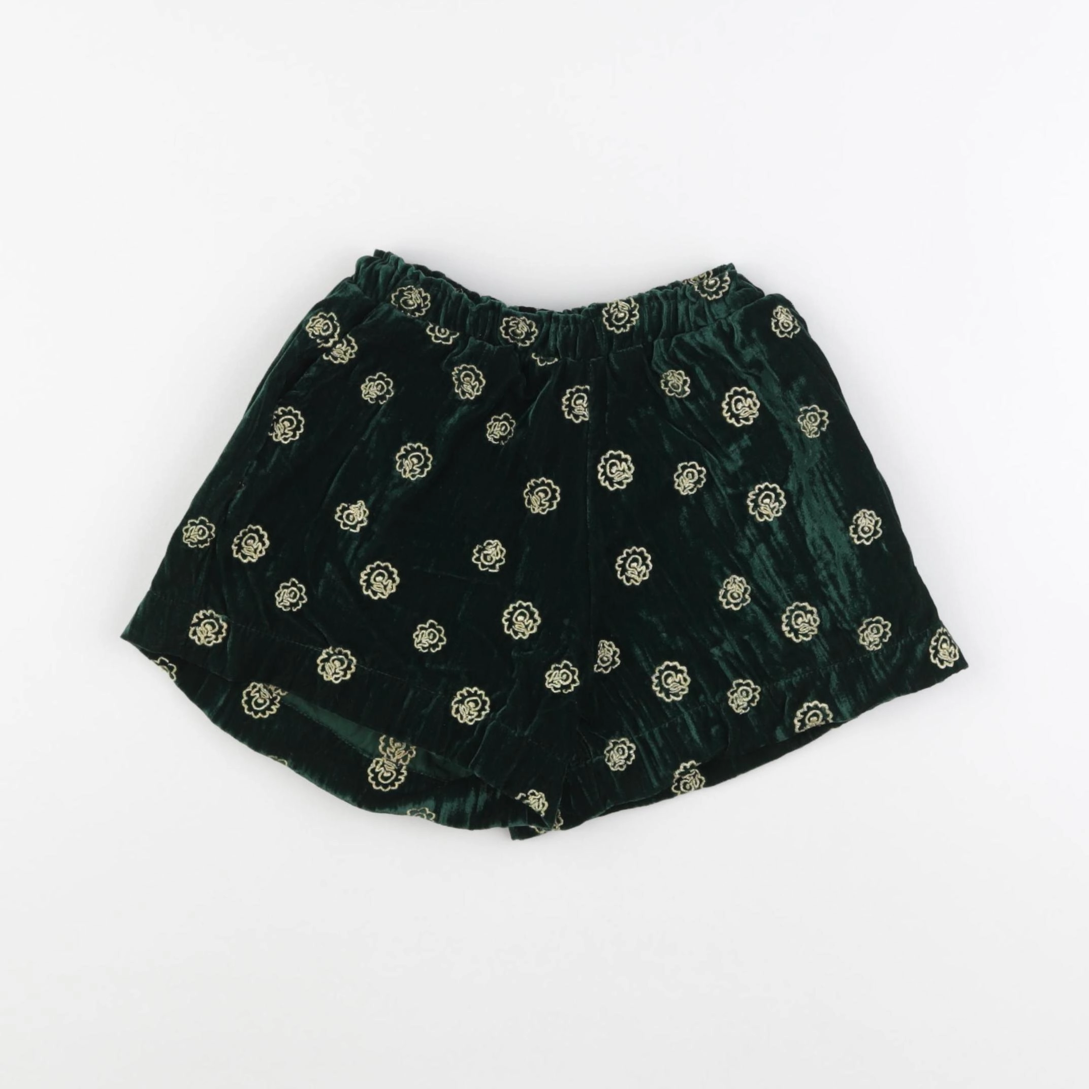 Monoprix - short vert - 5/6 ans