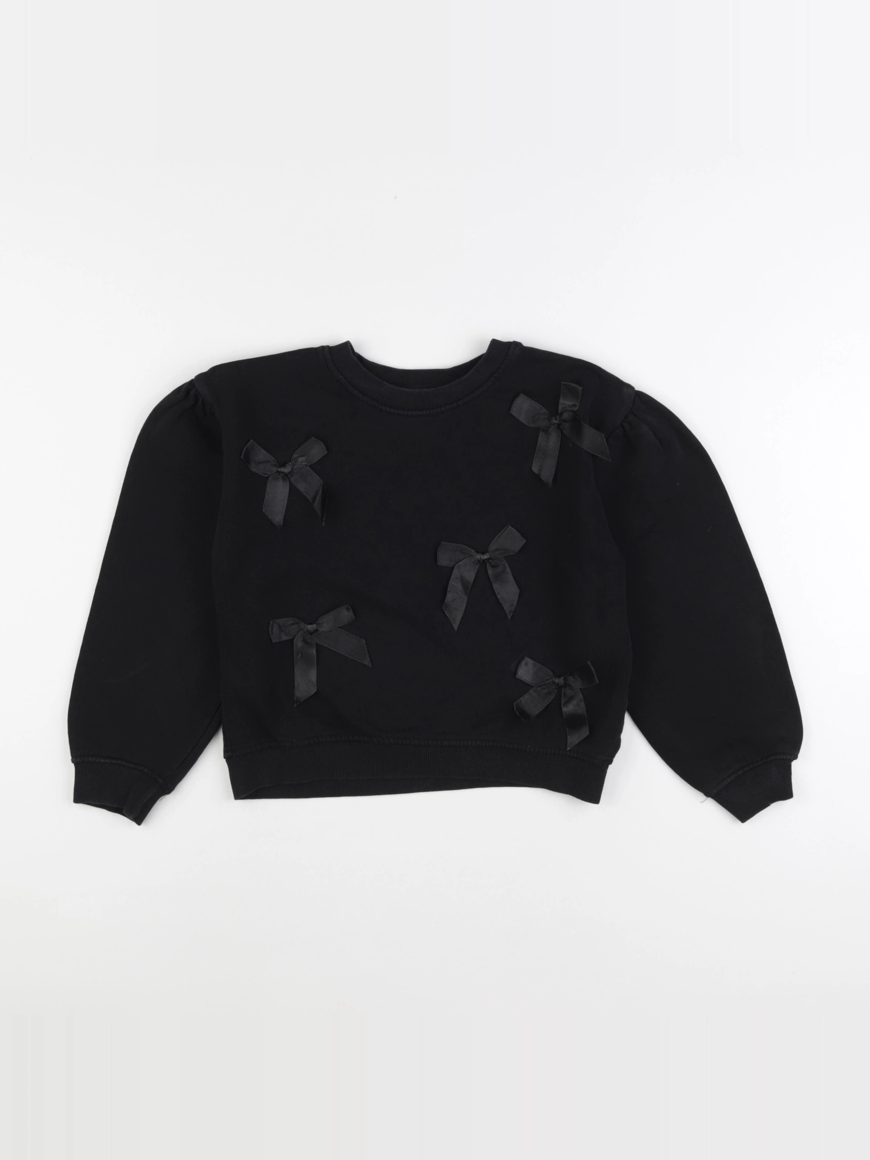 H&M - pull noir - 6/7 ans