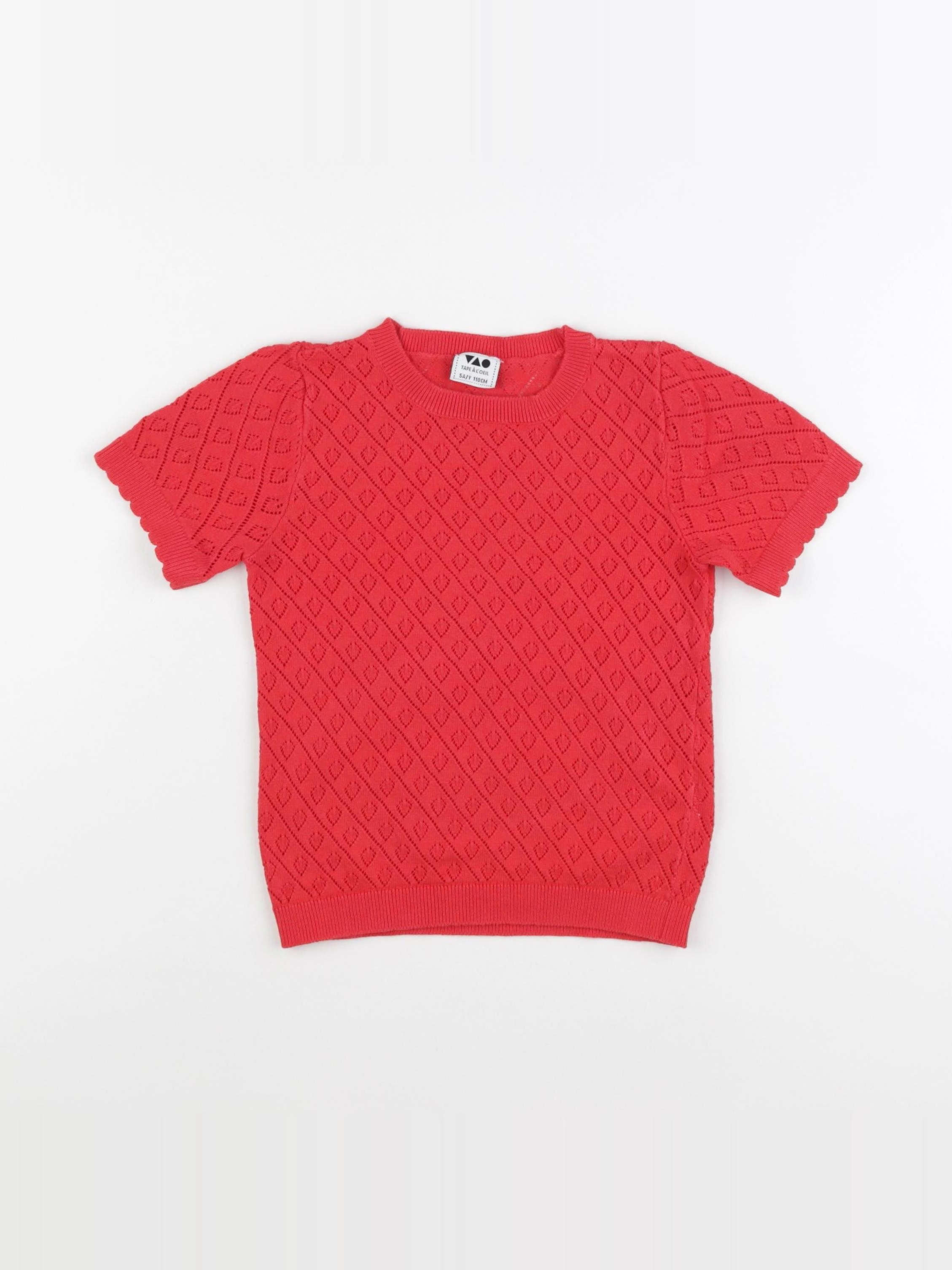Tape à l'oeil - sweat rouge - 5 ans