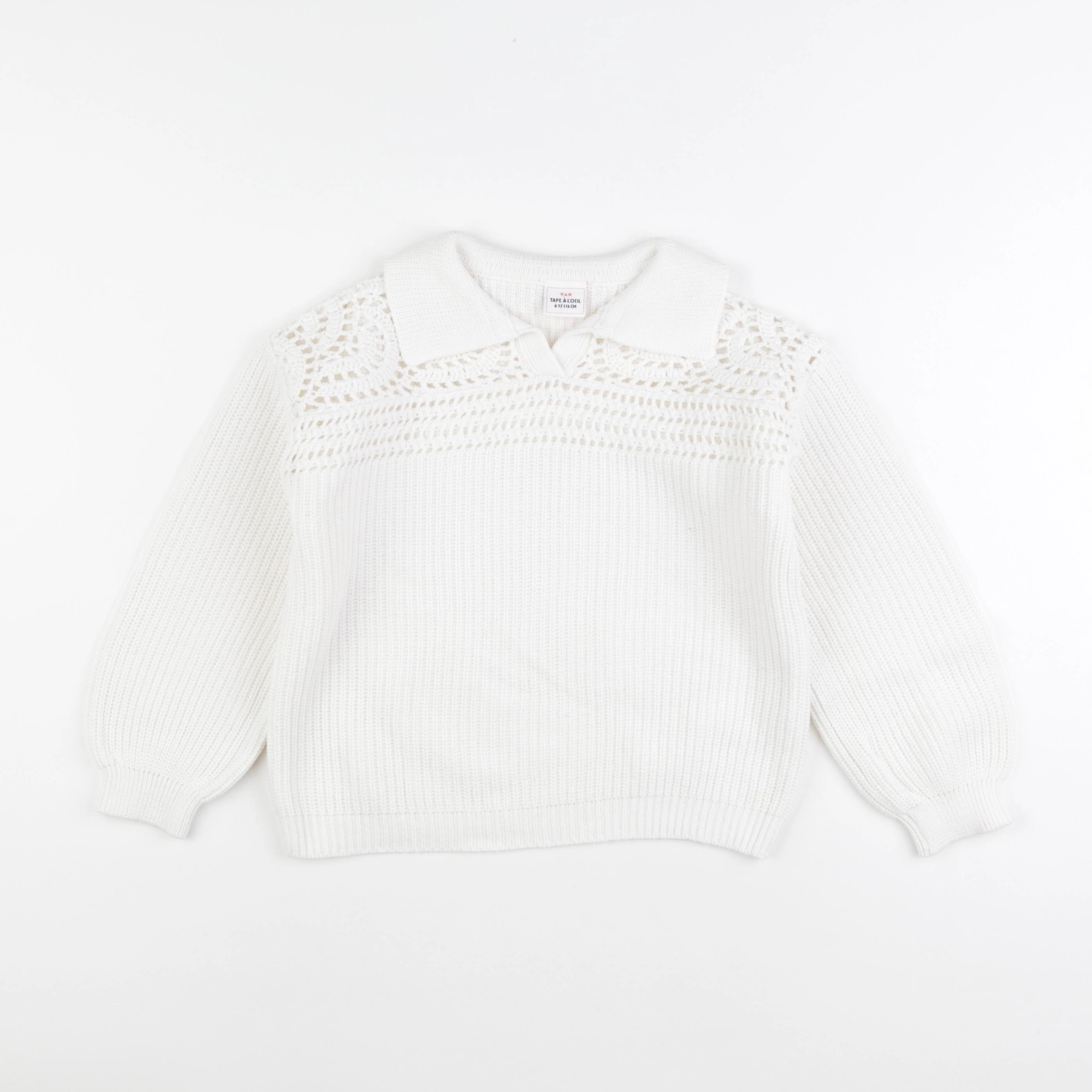 Tape à l'oeil - sweat bleu - 6 ans
