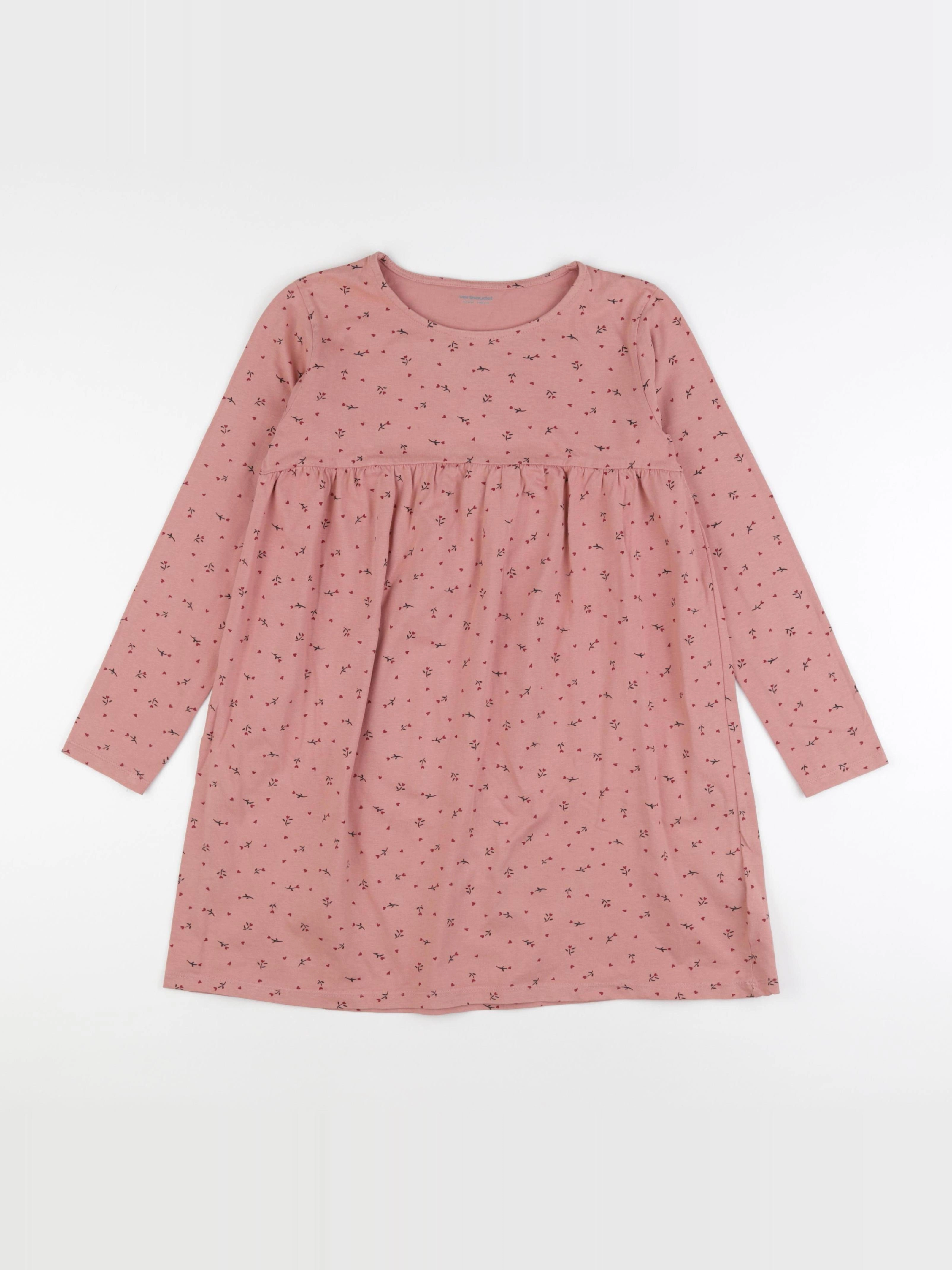 Vertbaudet - robe rose - 10 ans
