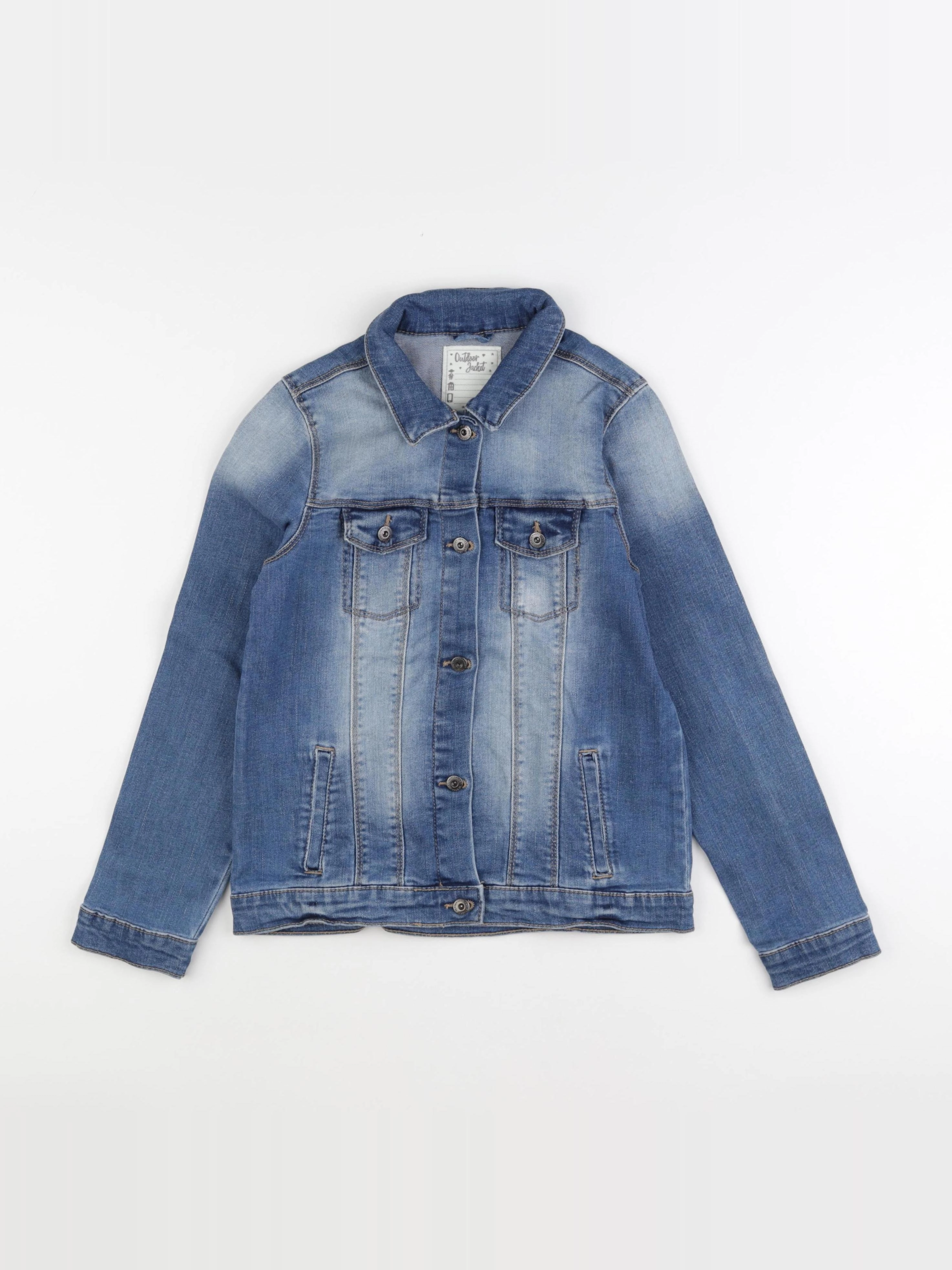 Vertbaudet - veste bleu - 10 ans