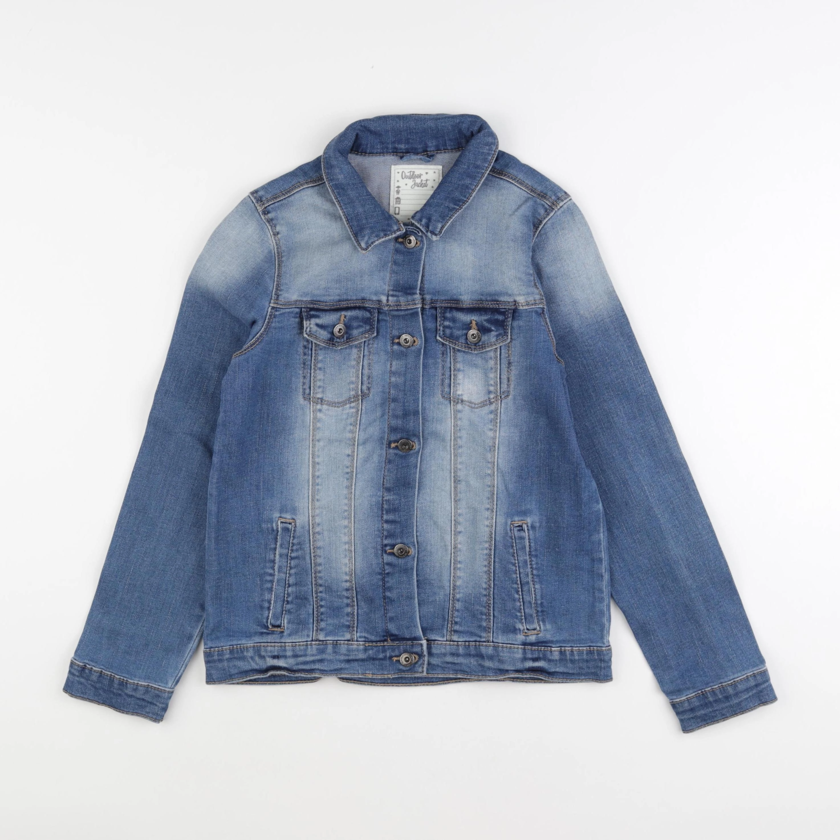 Vertbaudet - veste bleu - 10 ans