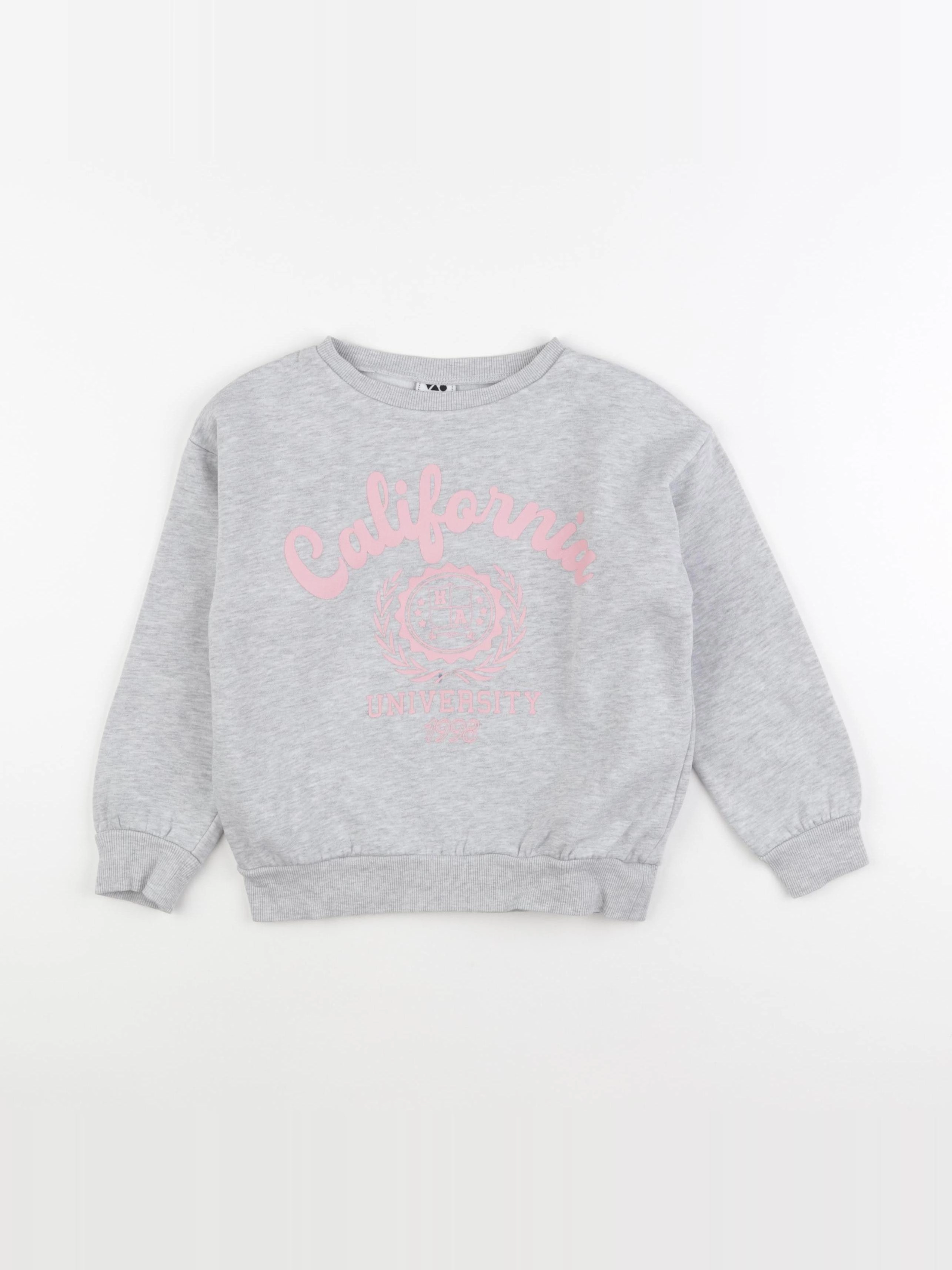 Tape à l'oeil - sweat gris - 6 ans