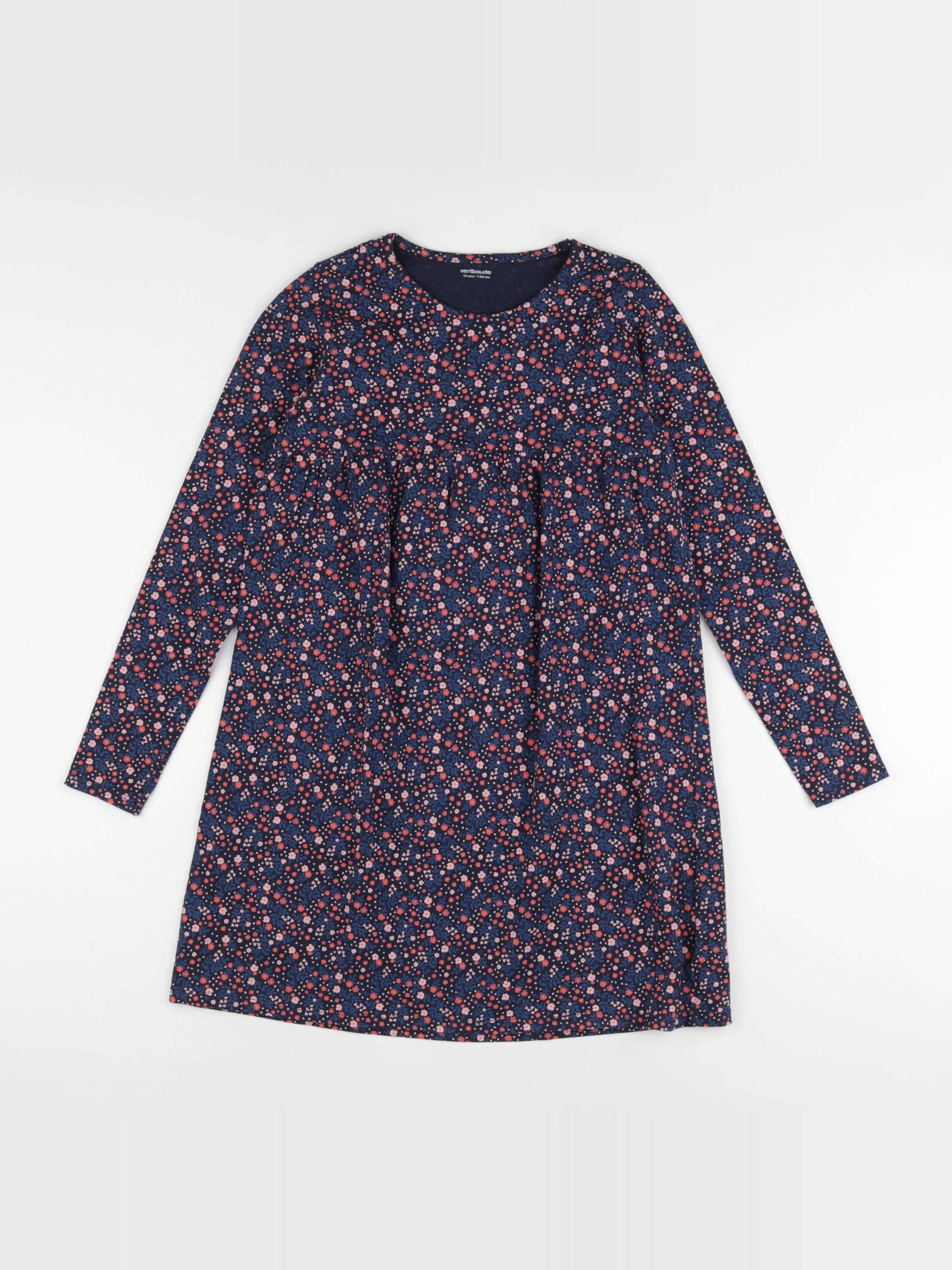 Vertbaudet - robe bleu - 10 ans