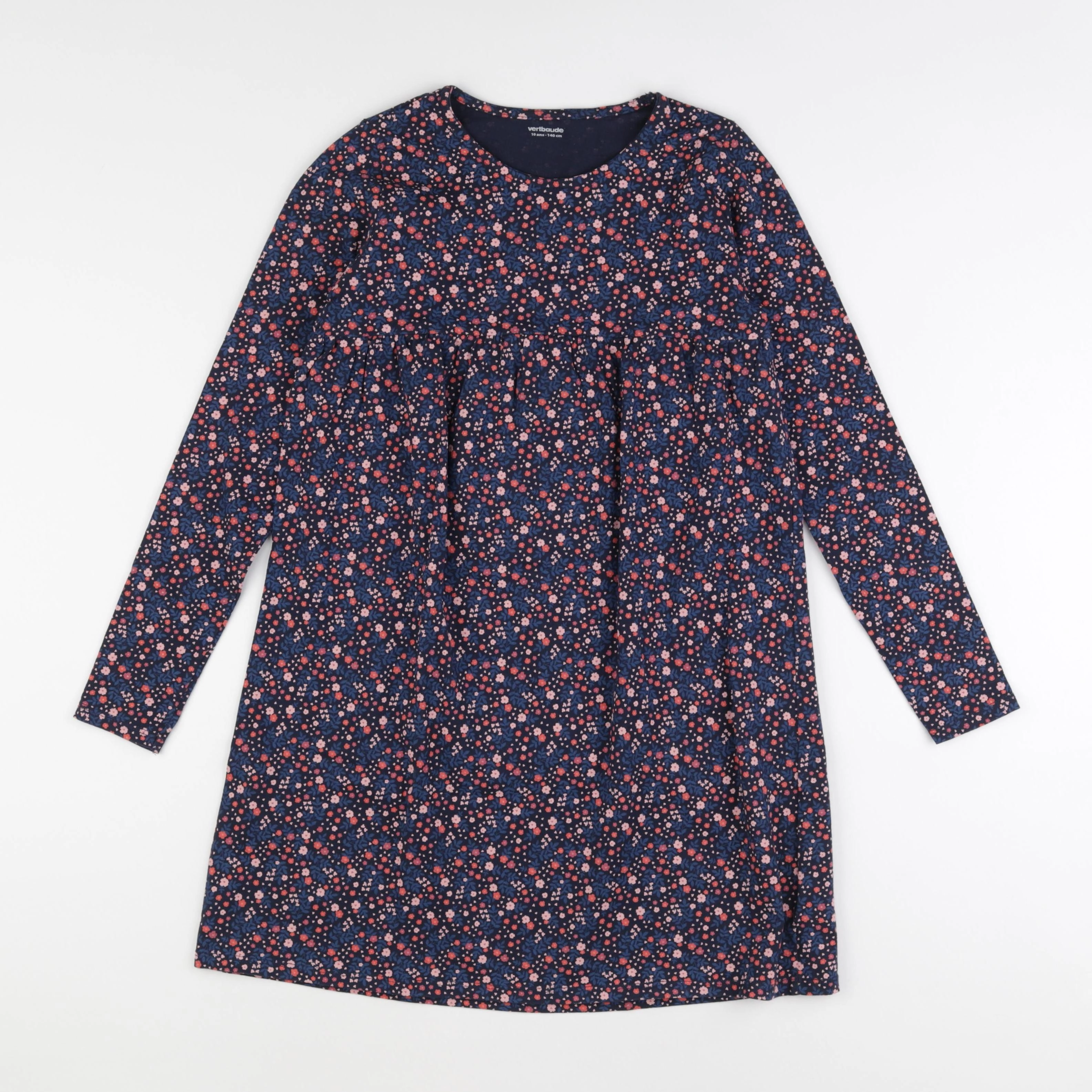 Vertbaudet - robe bleu - 10 ans