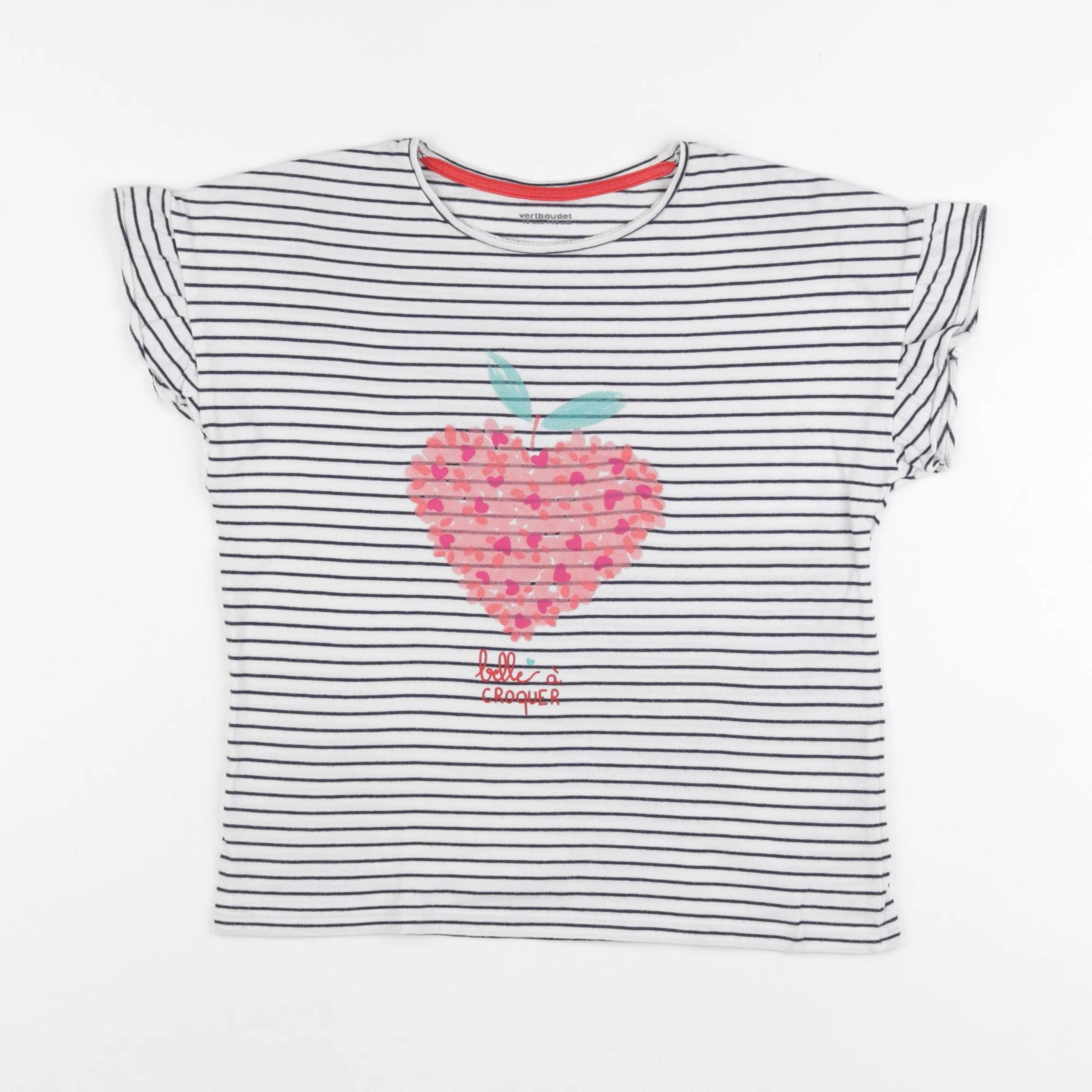 Vertbaudet - tee-shirt multicolore - 10 ans