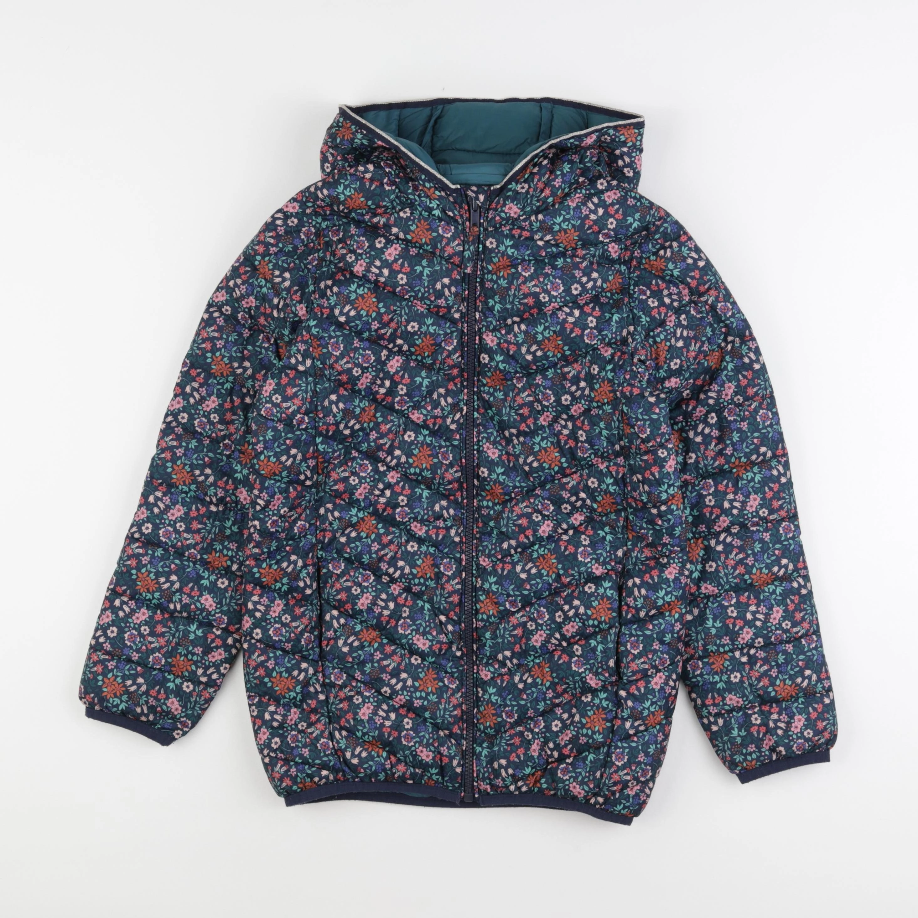 Vertbaudet - doudoune multicolore - 10 ans