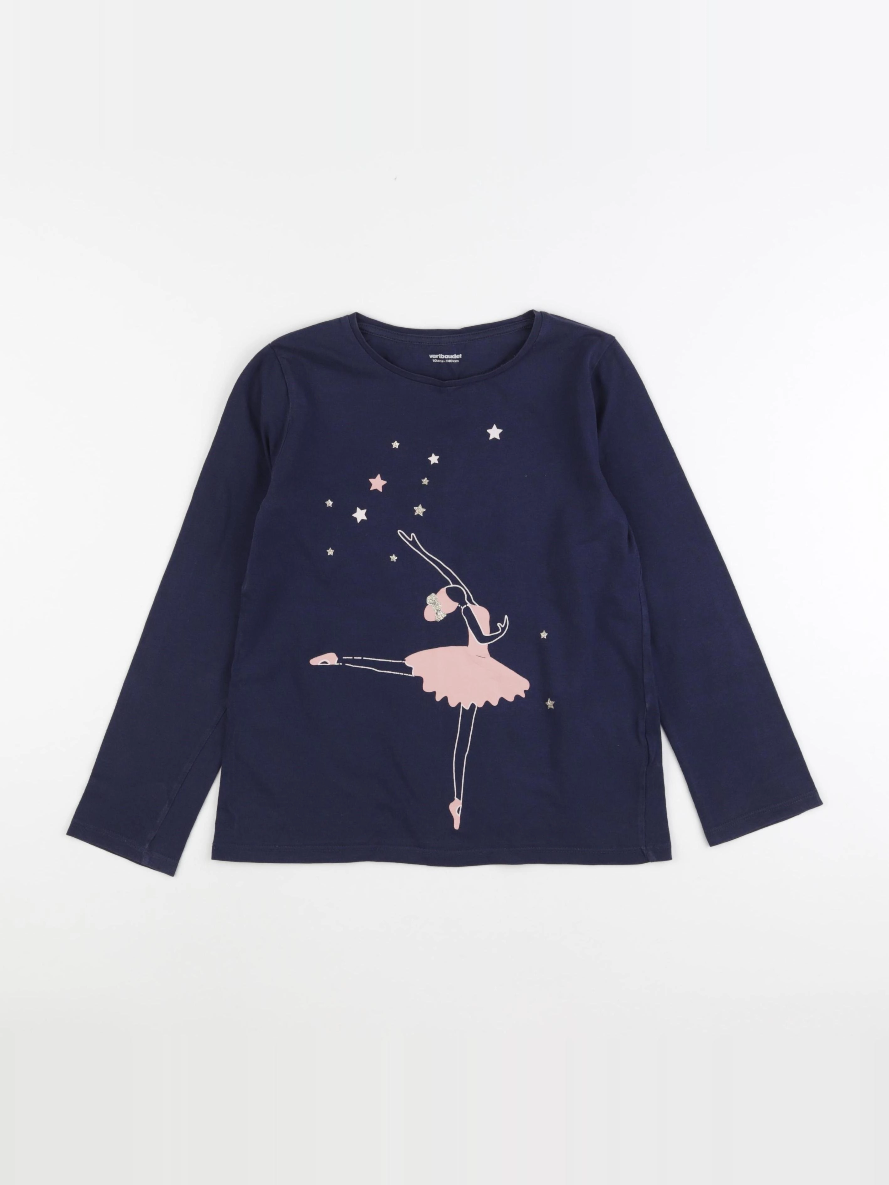 Vertbaudet - tee-shirt multicolore - 10 ans