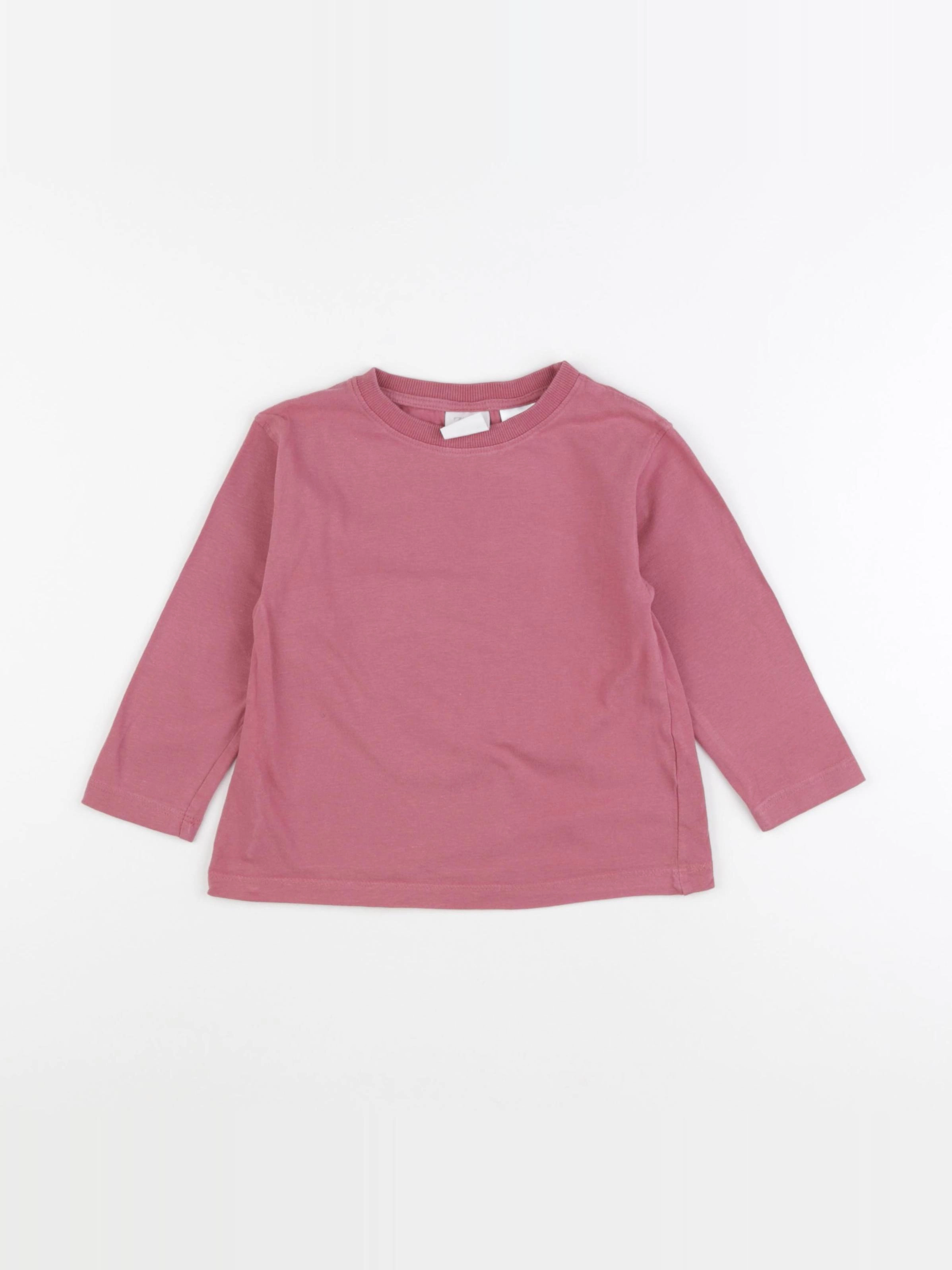 Zara - tee-shirt rose - 2/3 ans