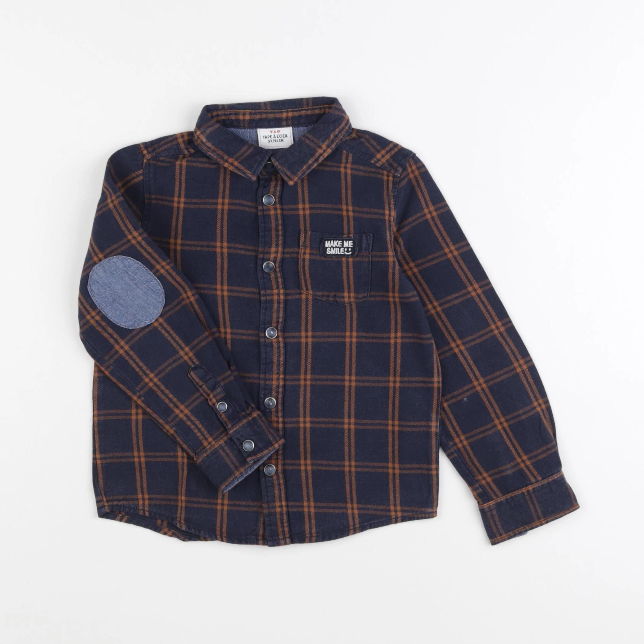Tape à l'oeil - chemise bleu - 3 ans
