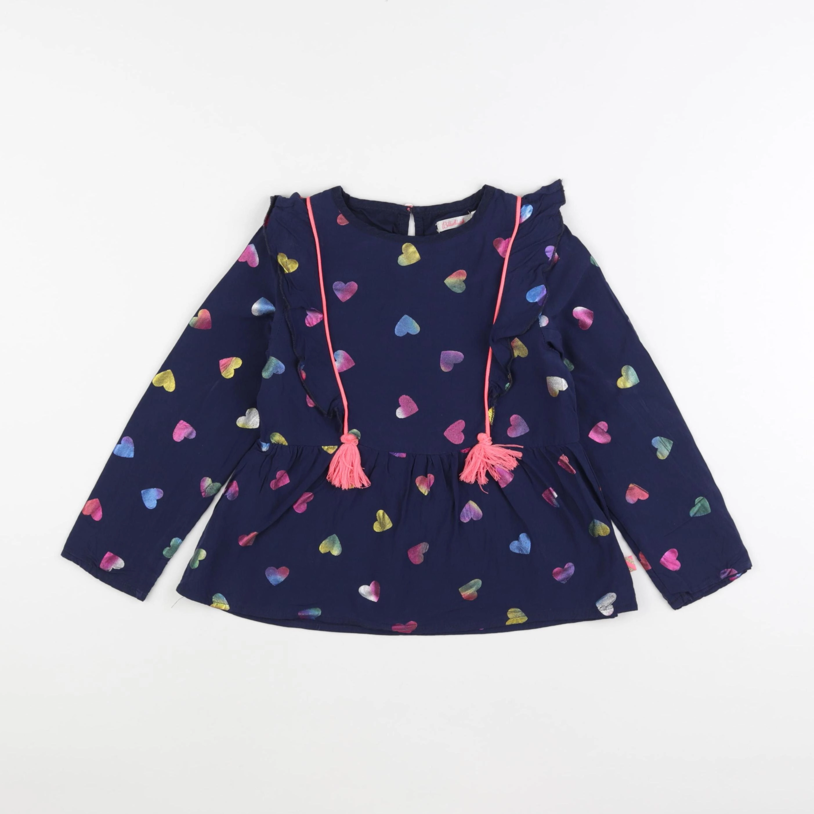 Billie Blush - blouse bleu - 6 ans