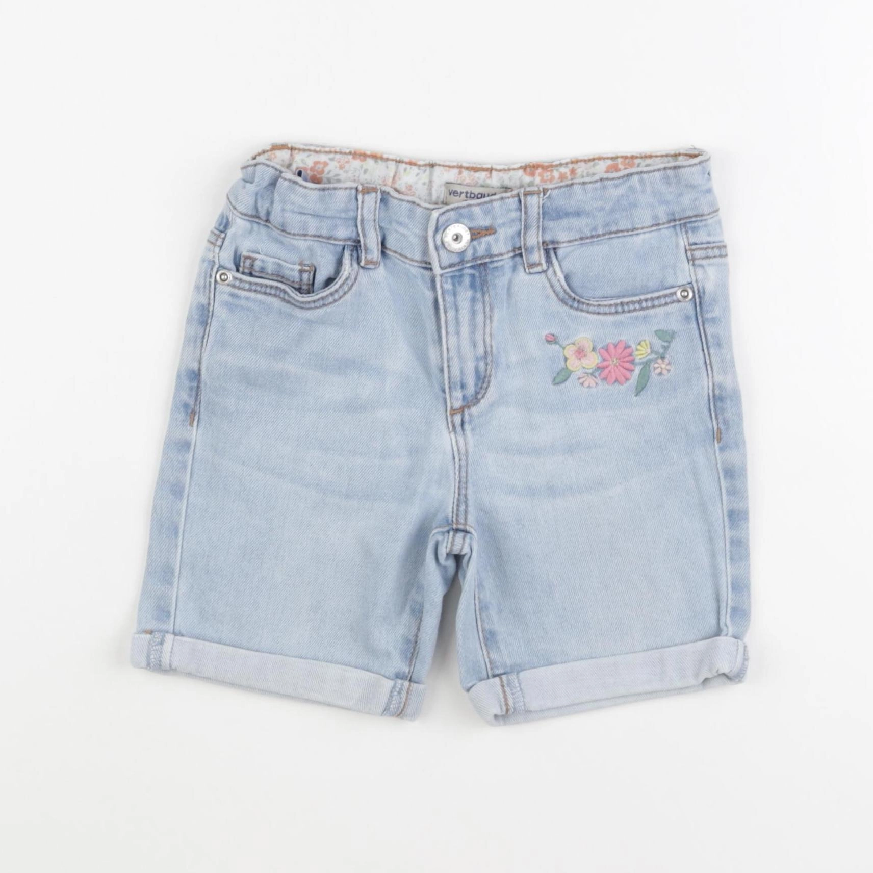 Vertbaudet - short bleu - 5 ans