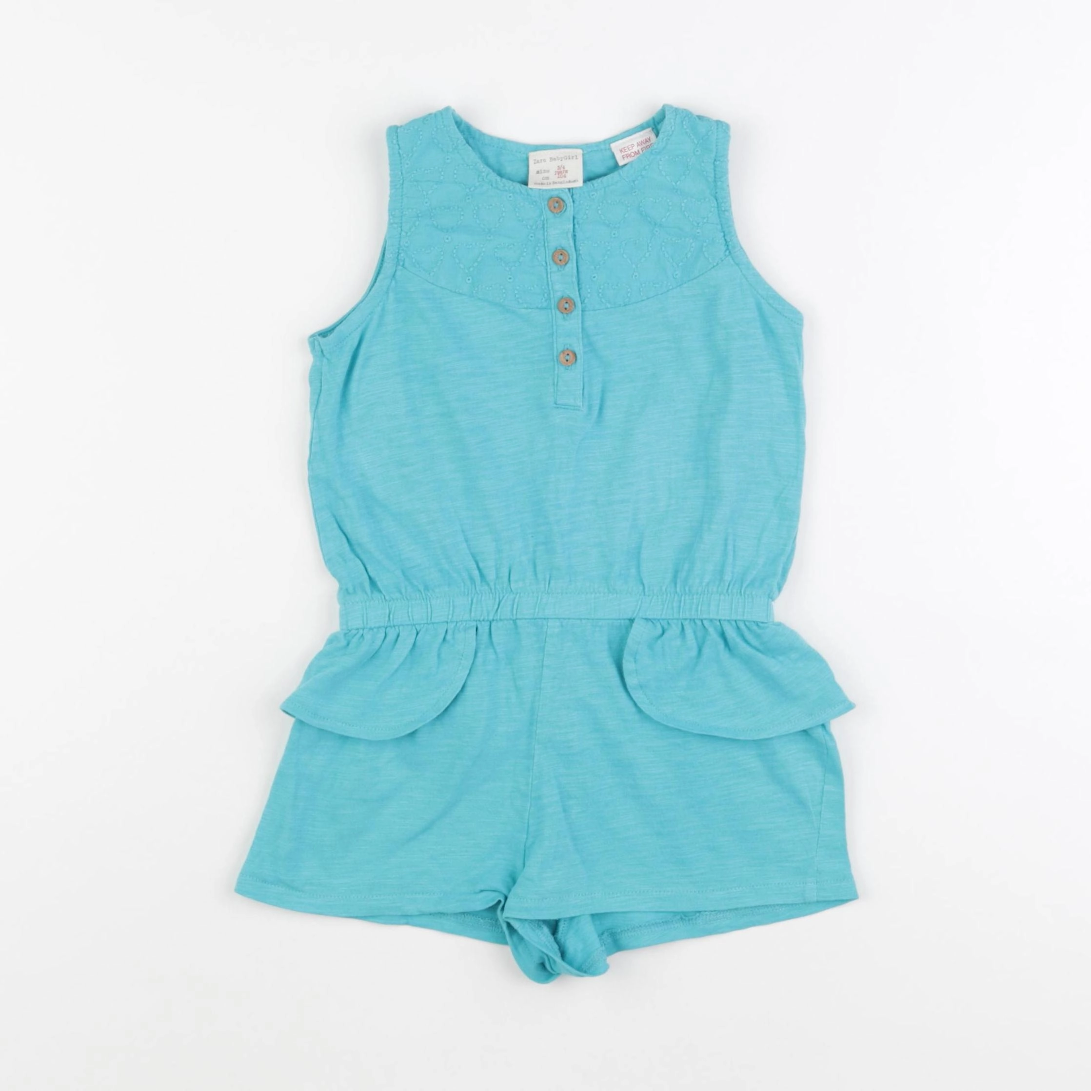 Zara - combinaison bleu - 3/4 ans