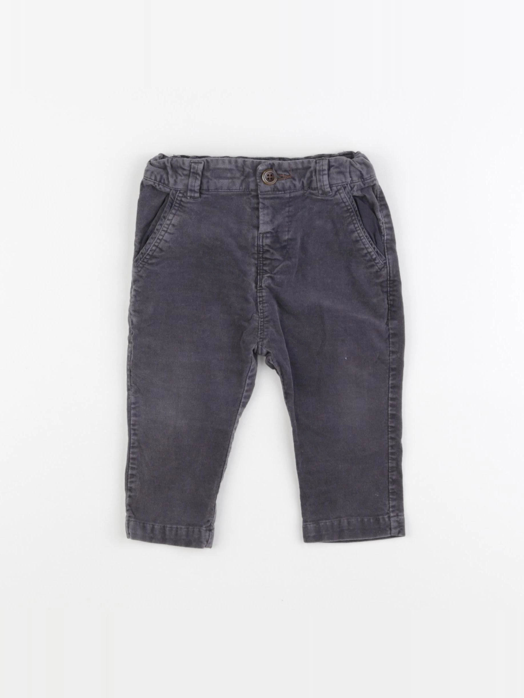 Zara - pantalon gris - 9/12 mois