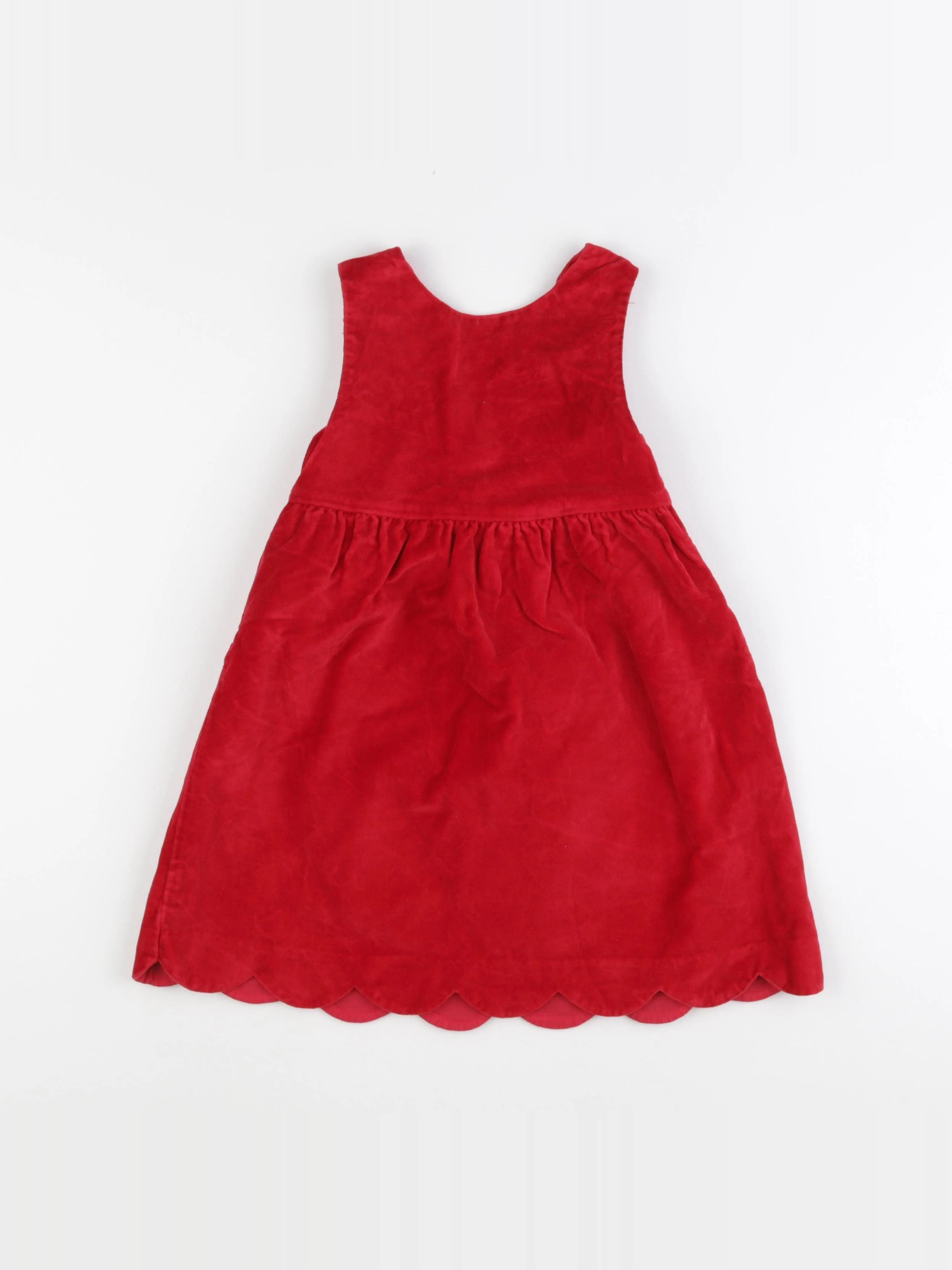 Vertbaudet - robe rouge - 5 ans
