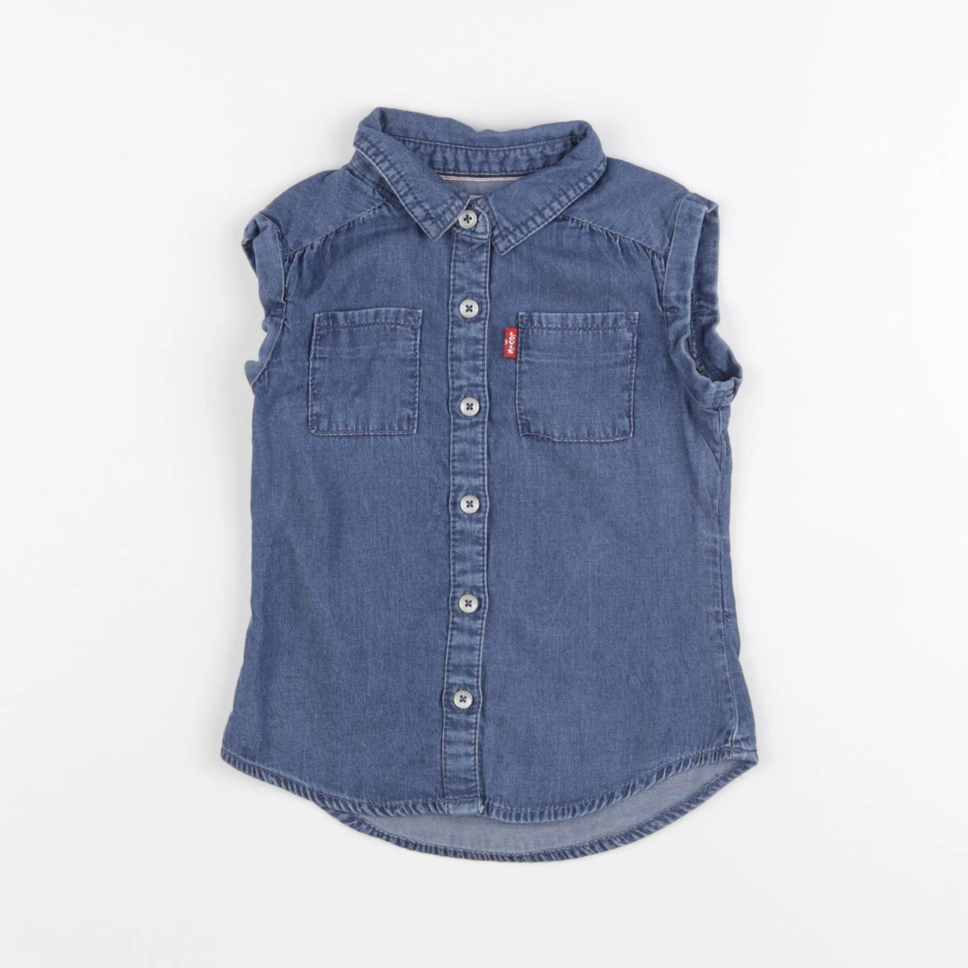 Levi's - blouse bleu - 2 ans