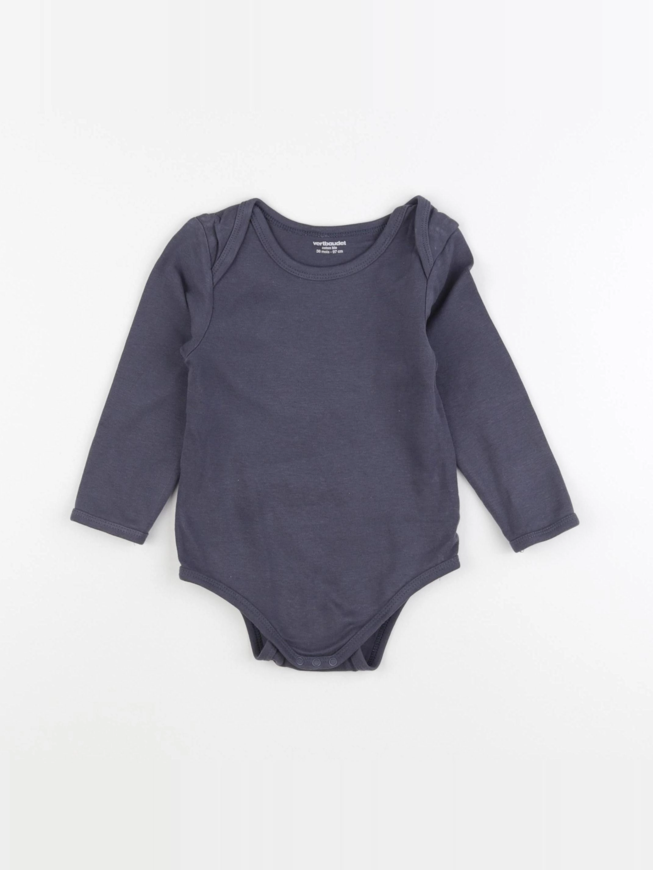 Vertbaudet - body gris - 36 mois