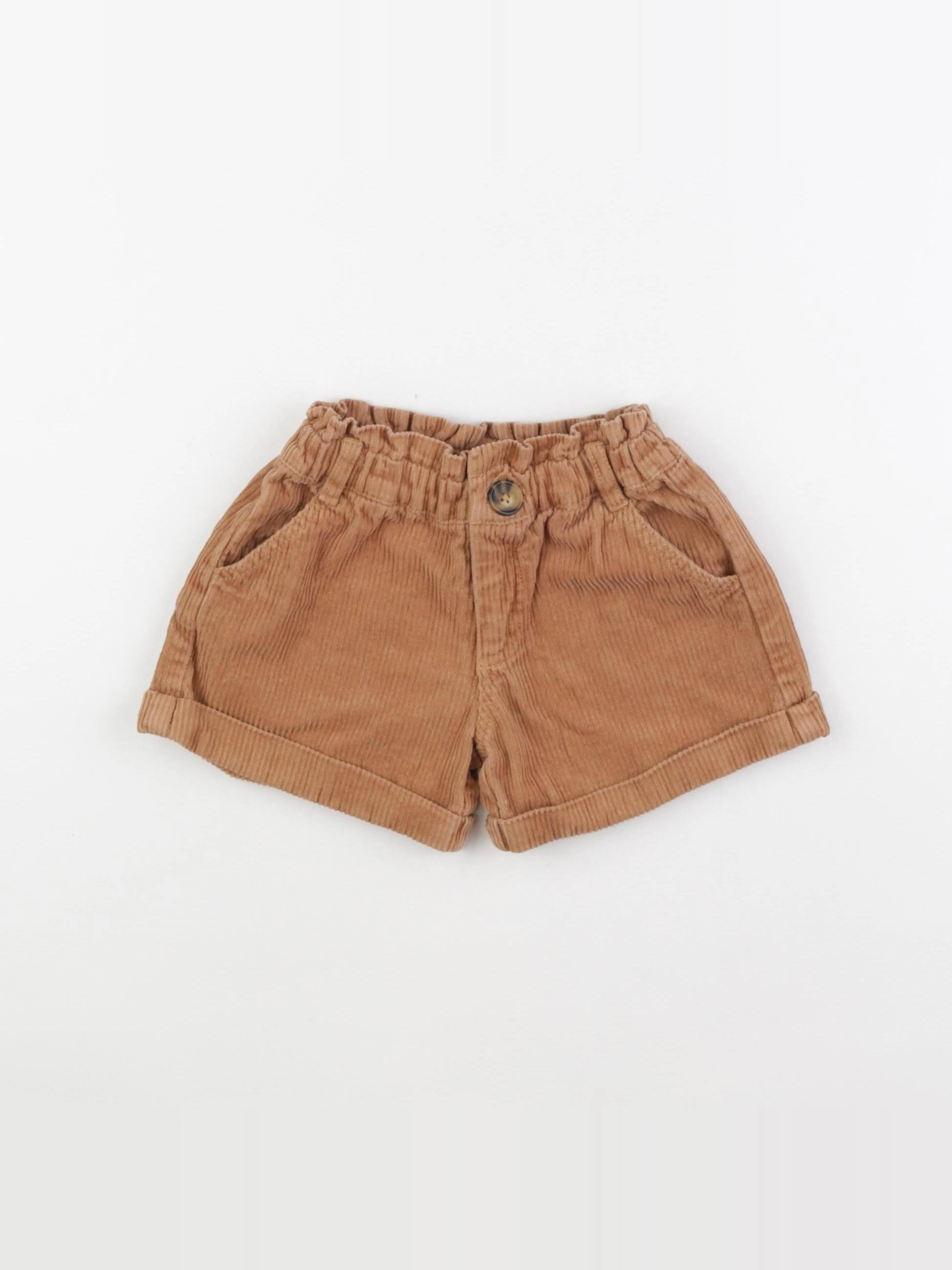 Vertbaudet - short marron - 2 ans