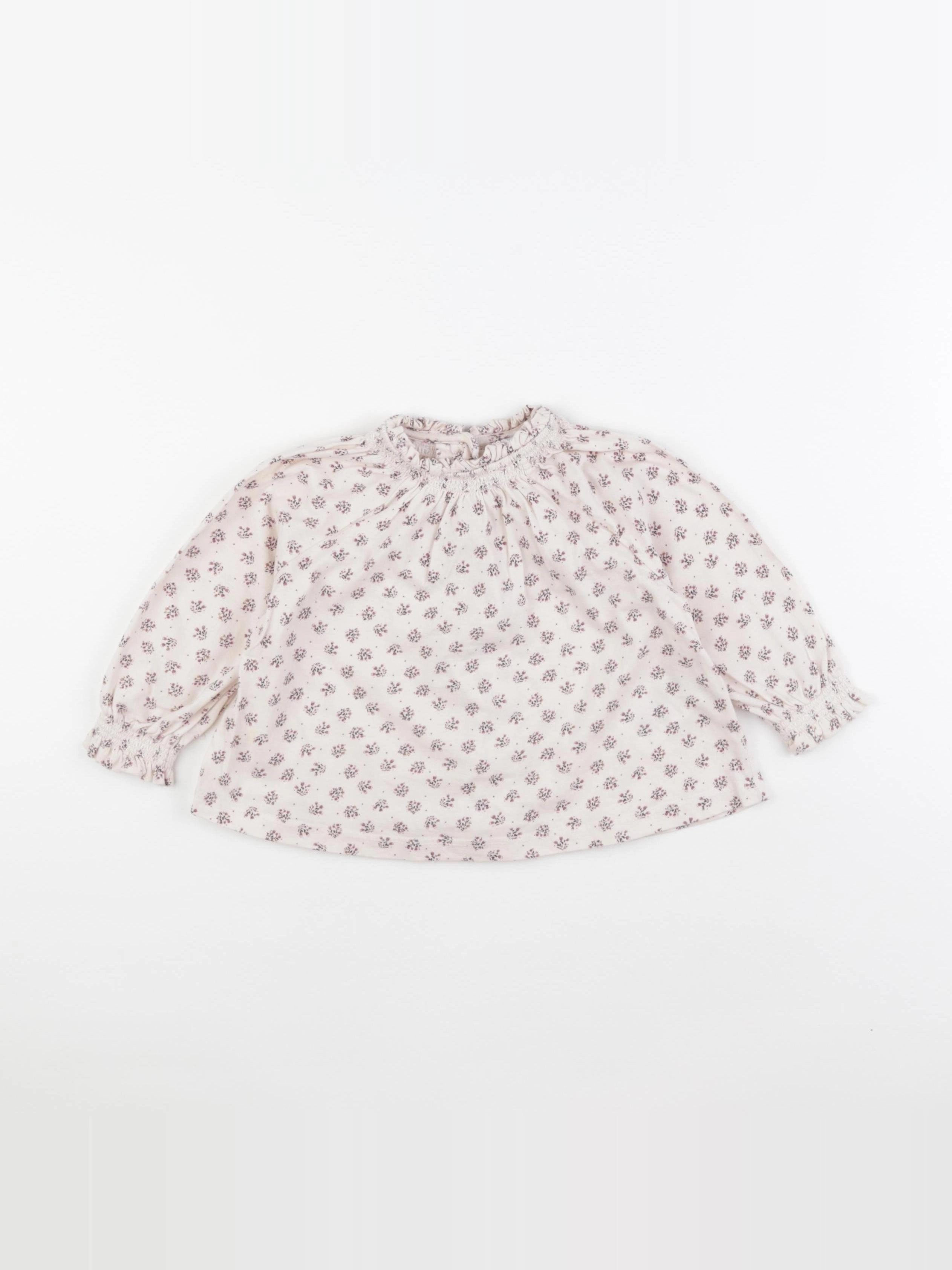 Vertbaudet - blouse rose - 12 mois