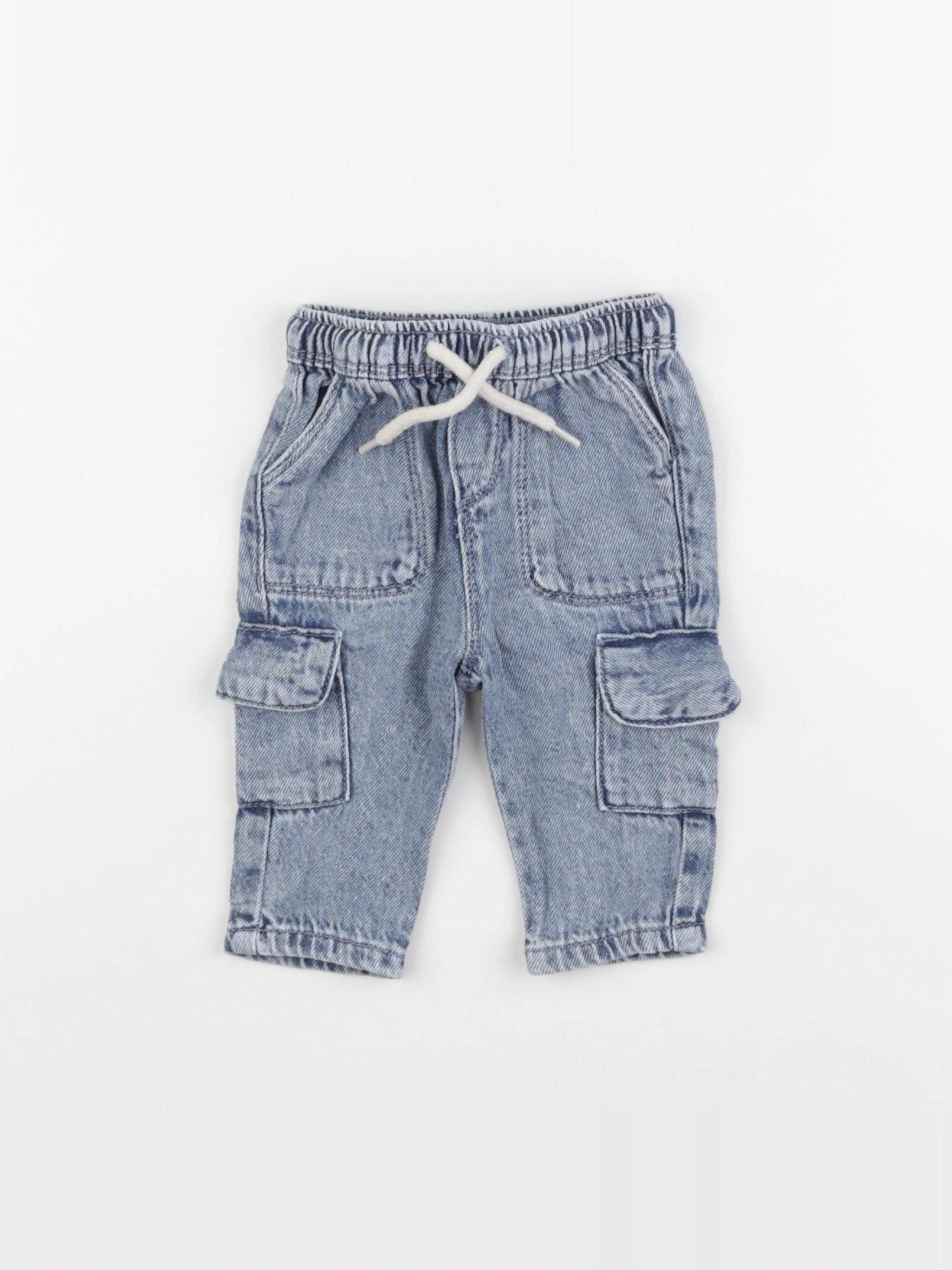 Vertbaudet - jean bleu - 3 mois
