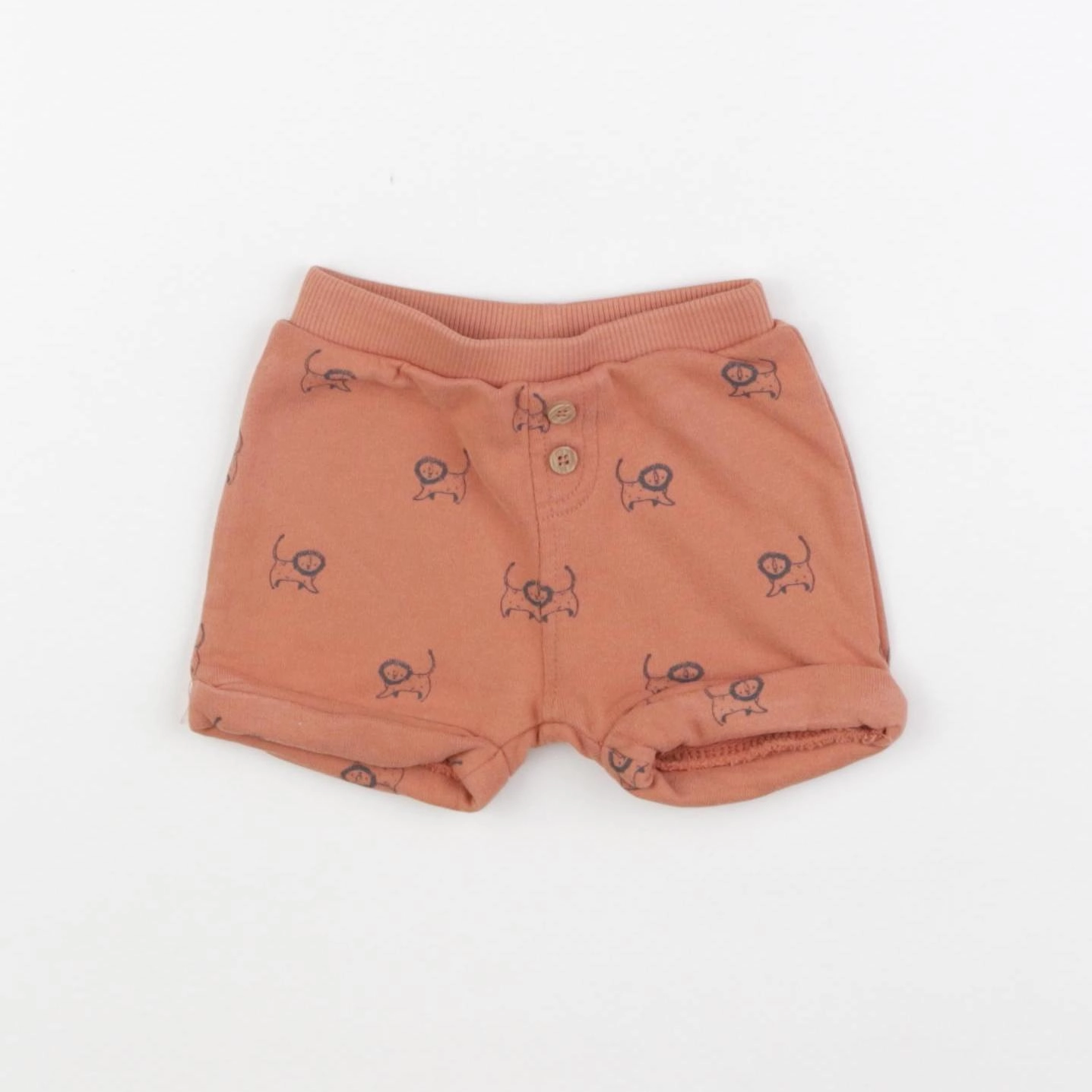 Vertbaudet - short marron - 1 mois
