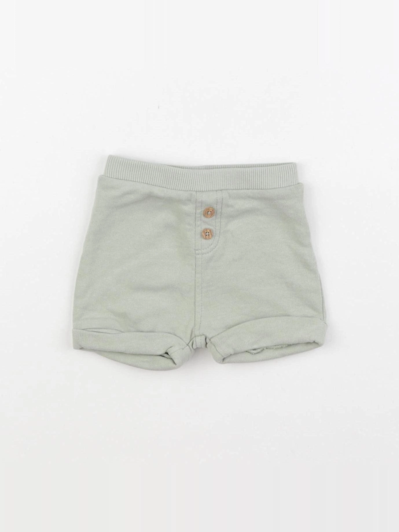 Vertbaudet - short vert - 1 mois