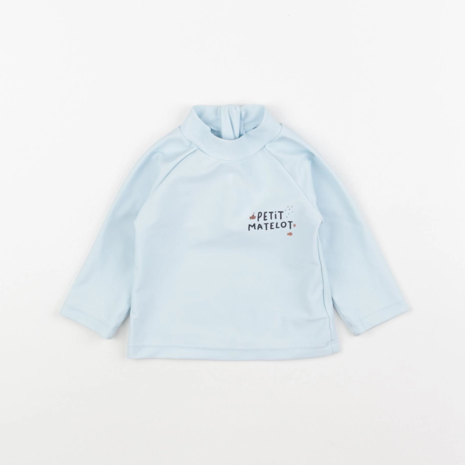 Vertbaudet - tee-shirt de bain bleu - 3 mois