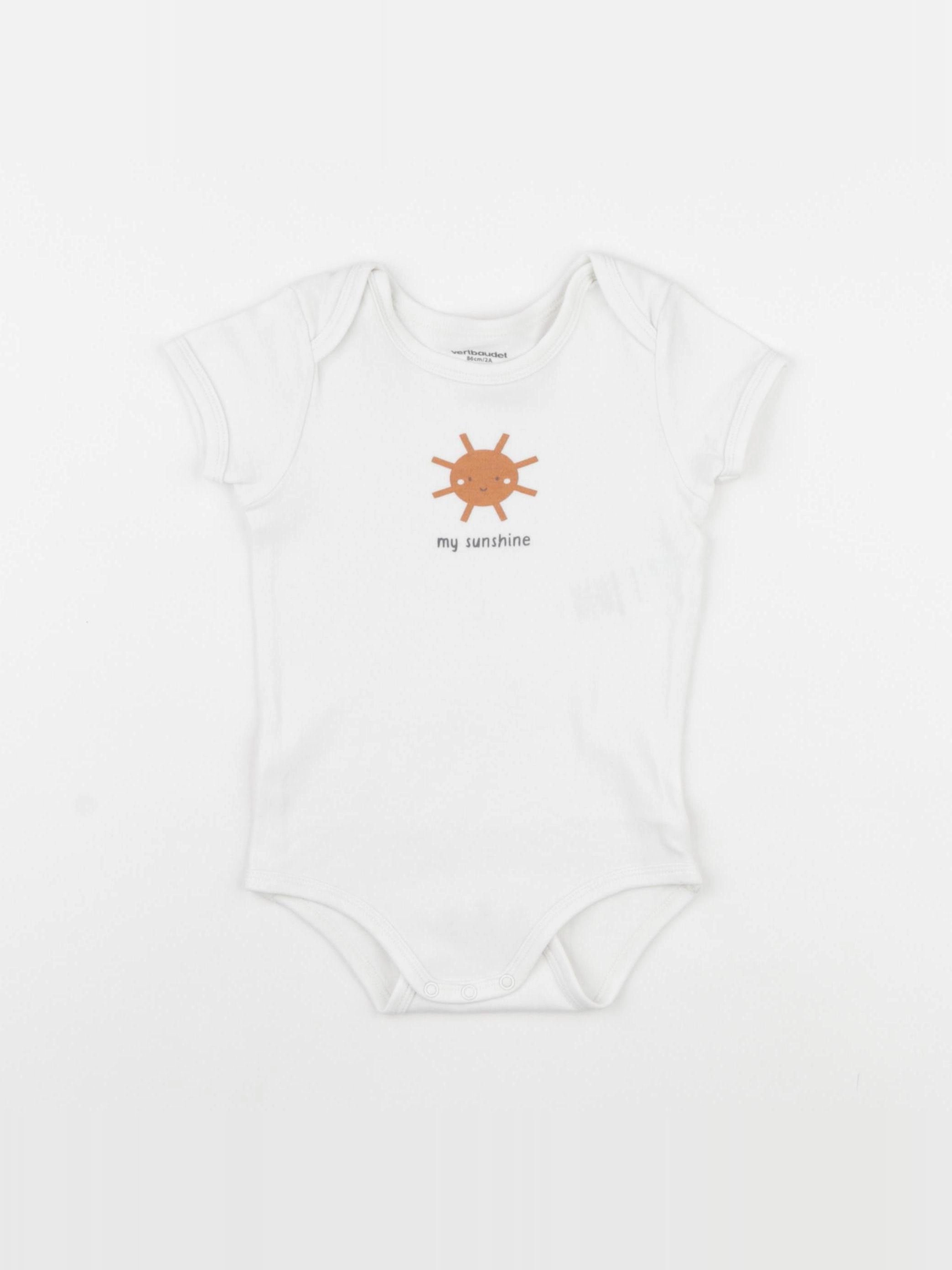 Vertbaudet - body blanc - 2 ans