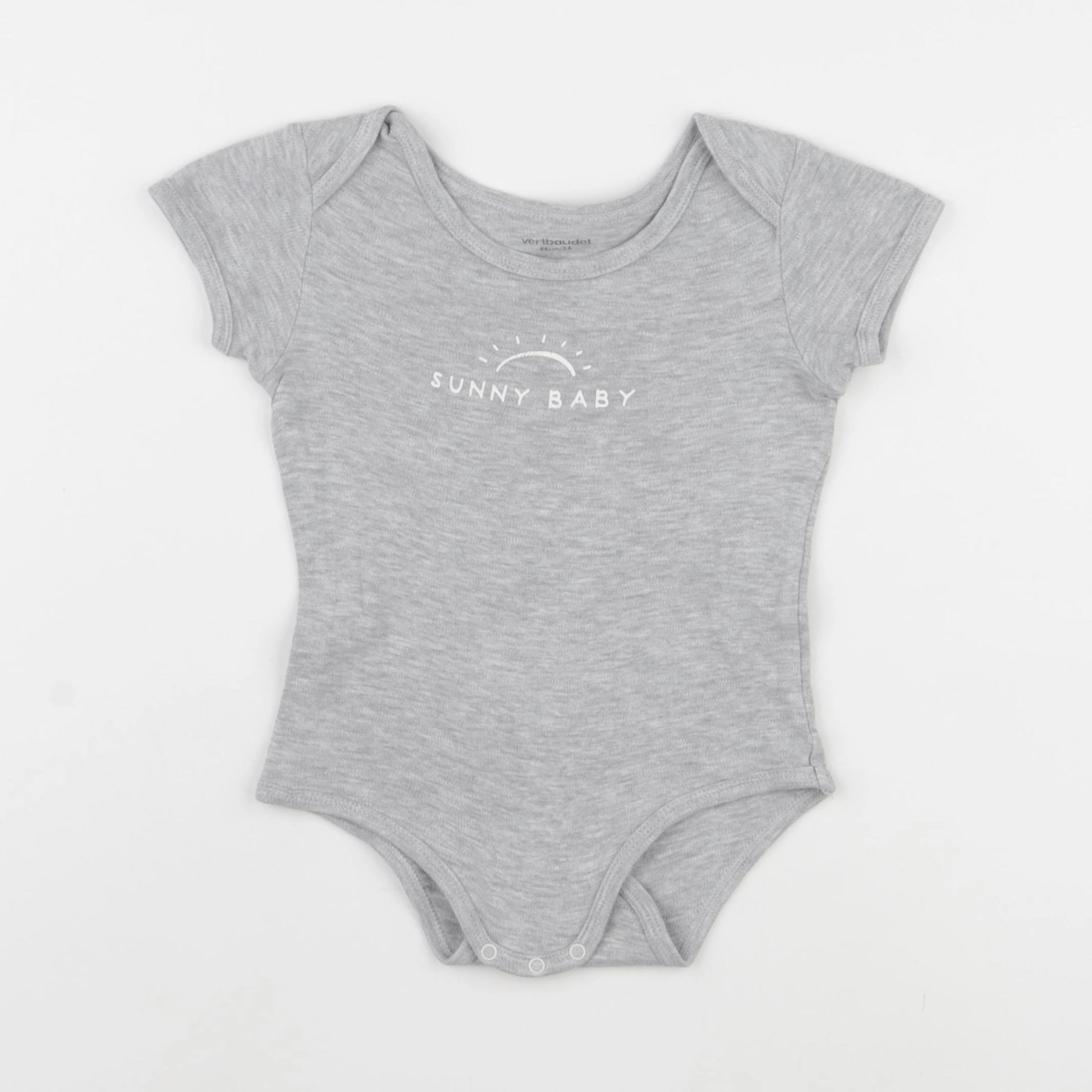 Vertbaudet - body gris - 2 ans
