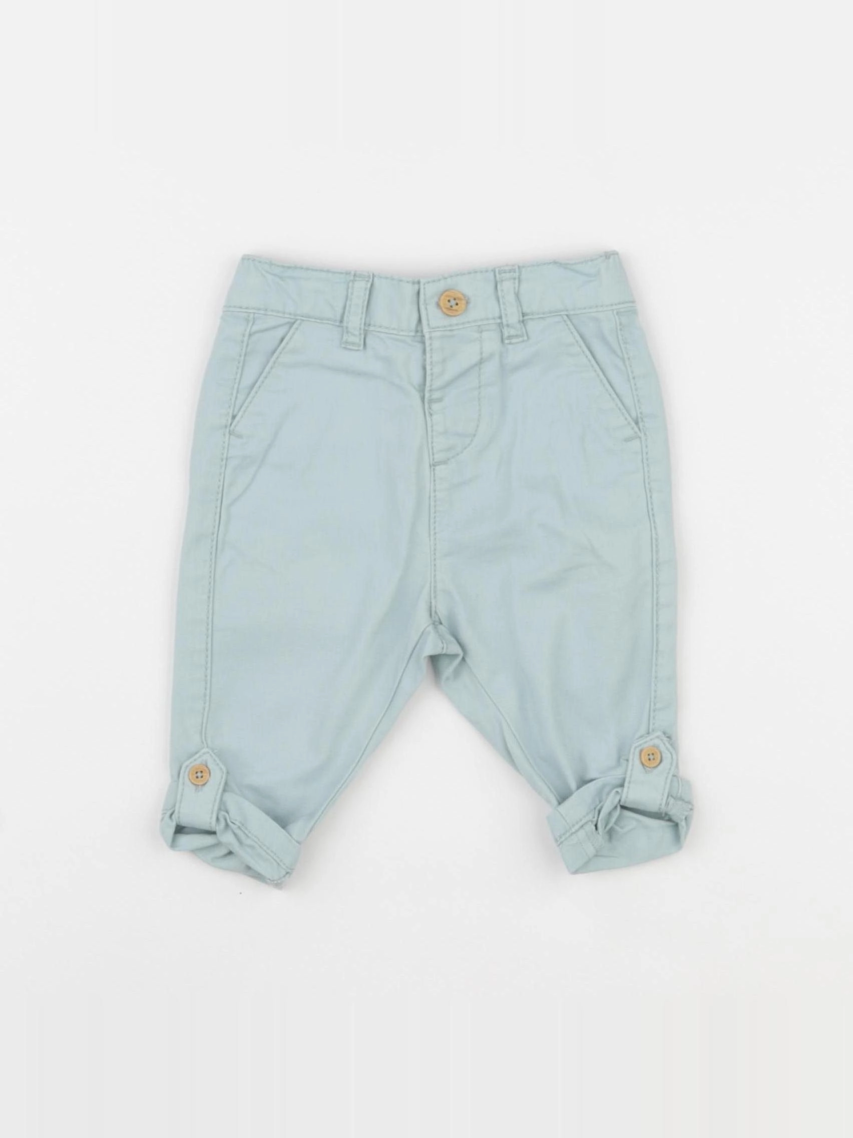 Vertbaudet - jean bleu - 3 mois