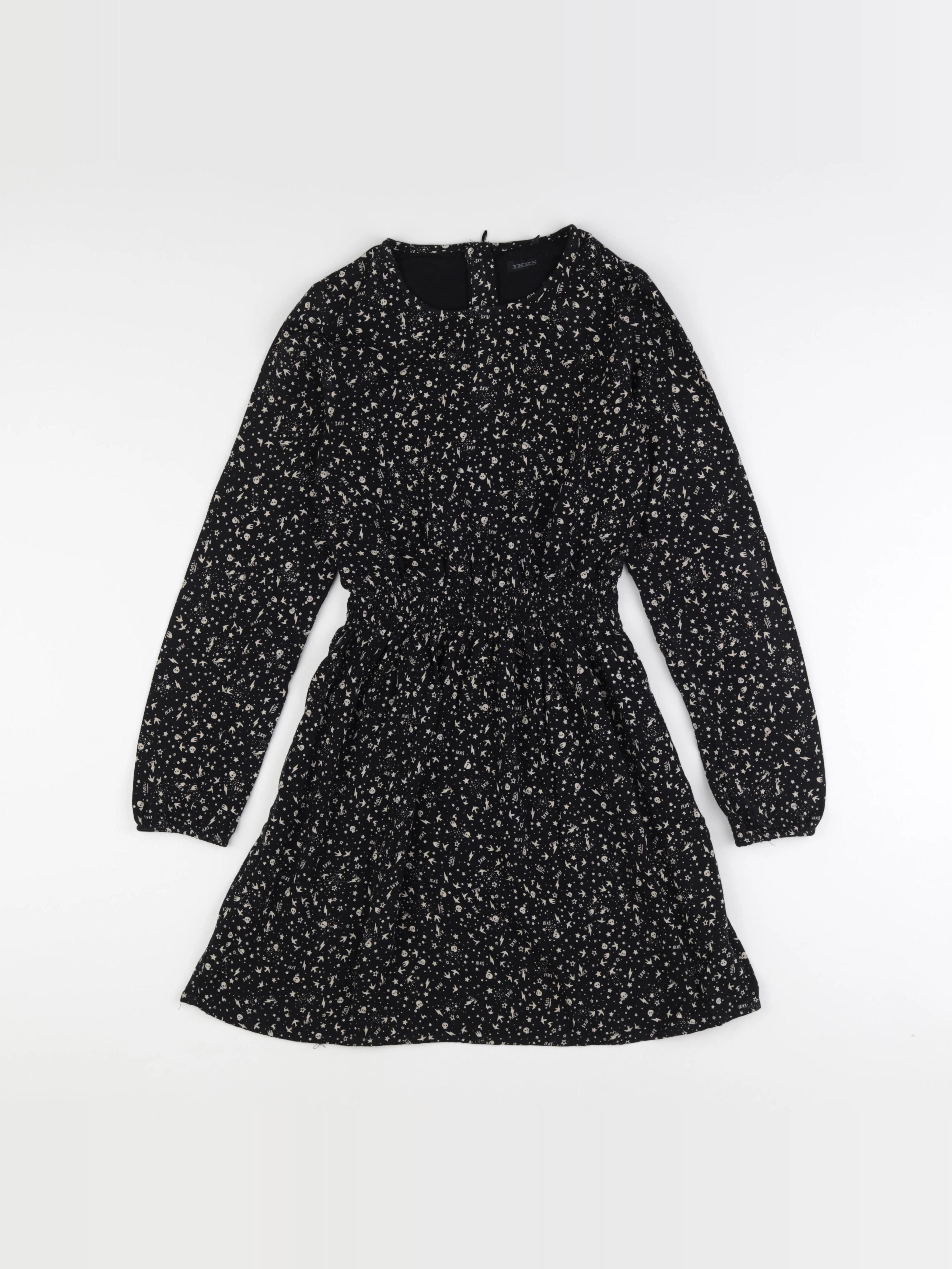 IKKS - robe noir - 12 ans