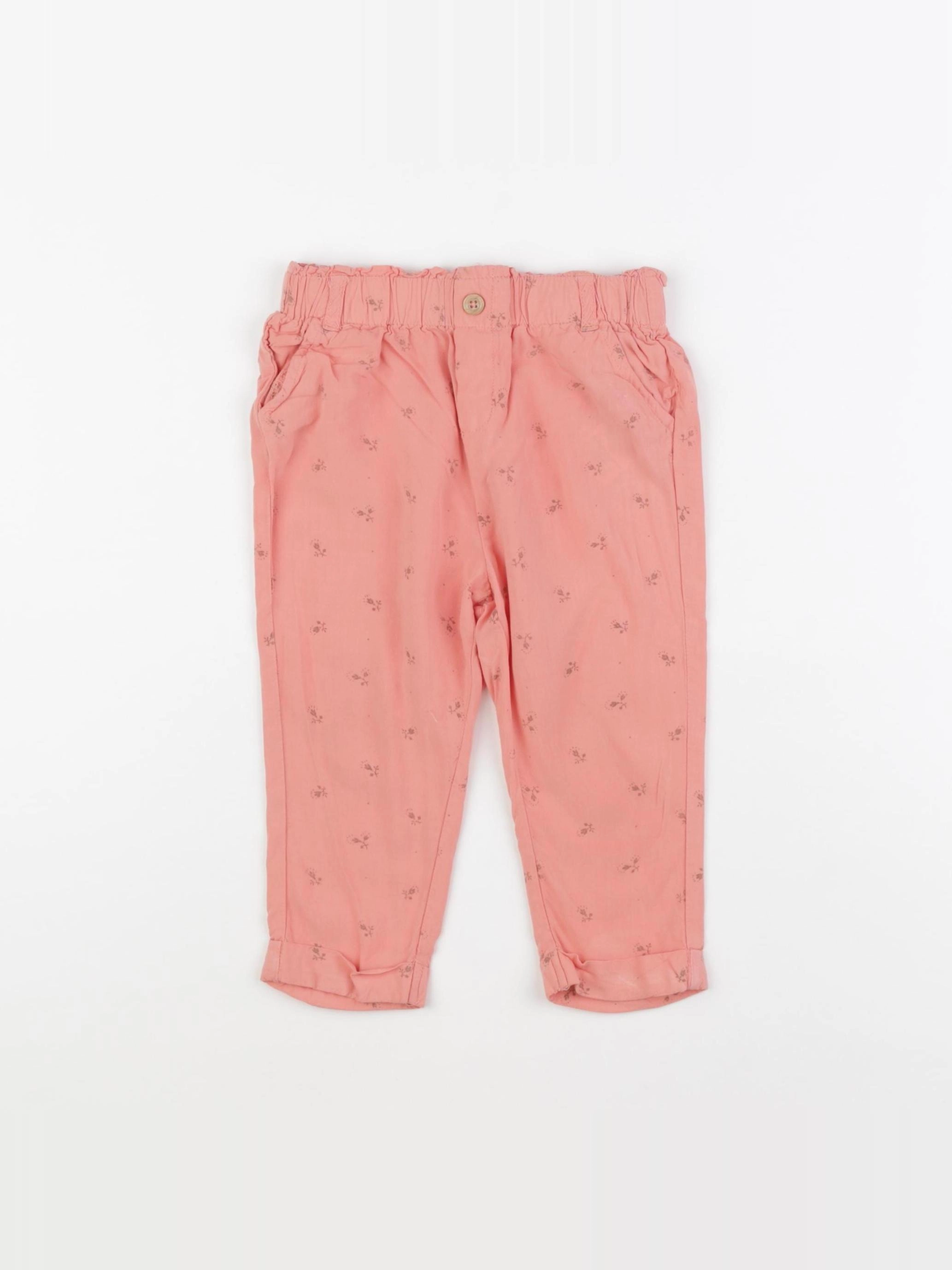Vertbaudet - pantalon rose - 24 mois