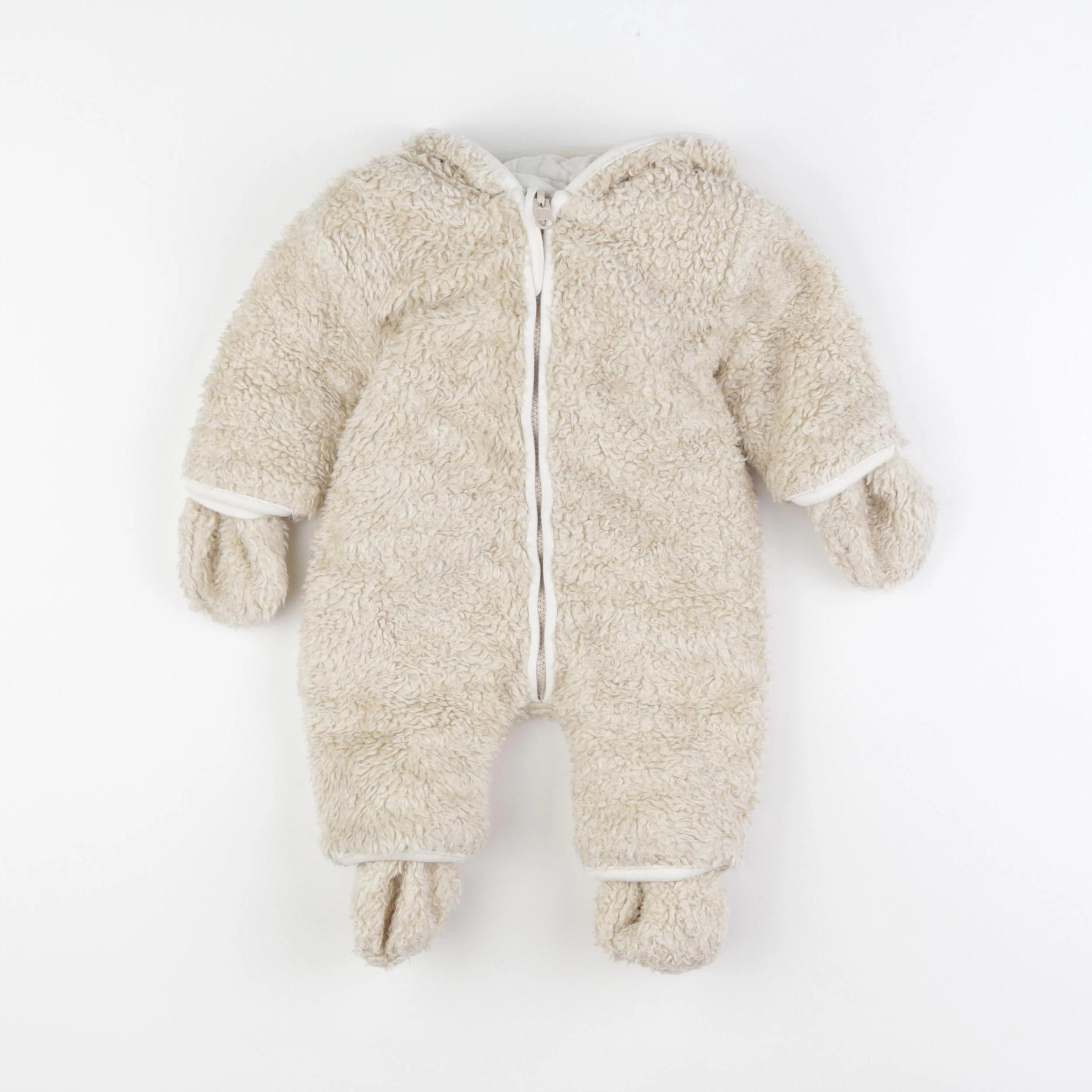 Vertbaudet - combi-pilote beige - 3 mois