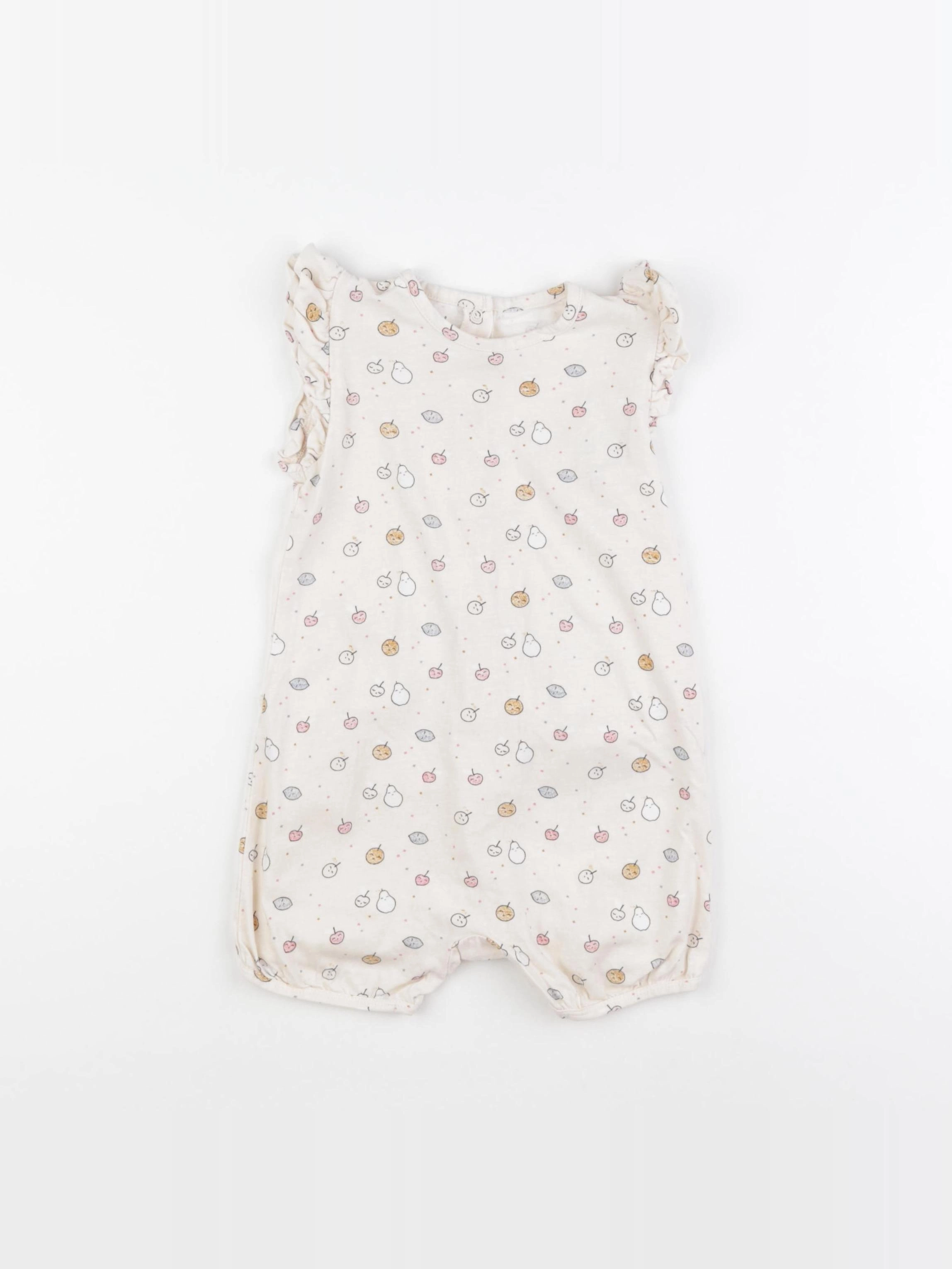 Vertbaudet - pyjama coton beige - 2 ans