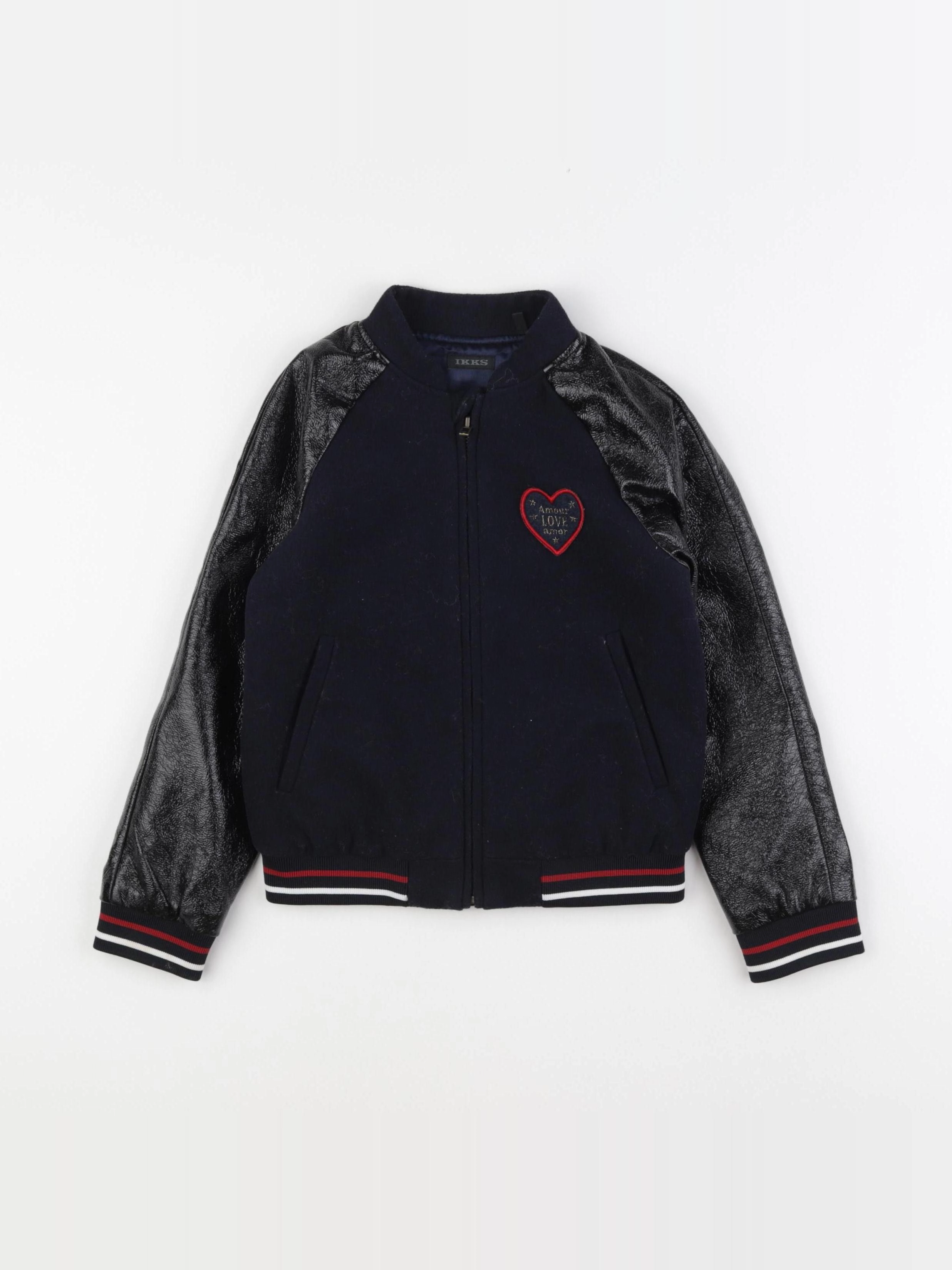 IKKS - veste bleu - 6 ans