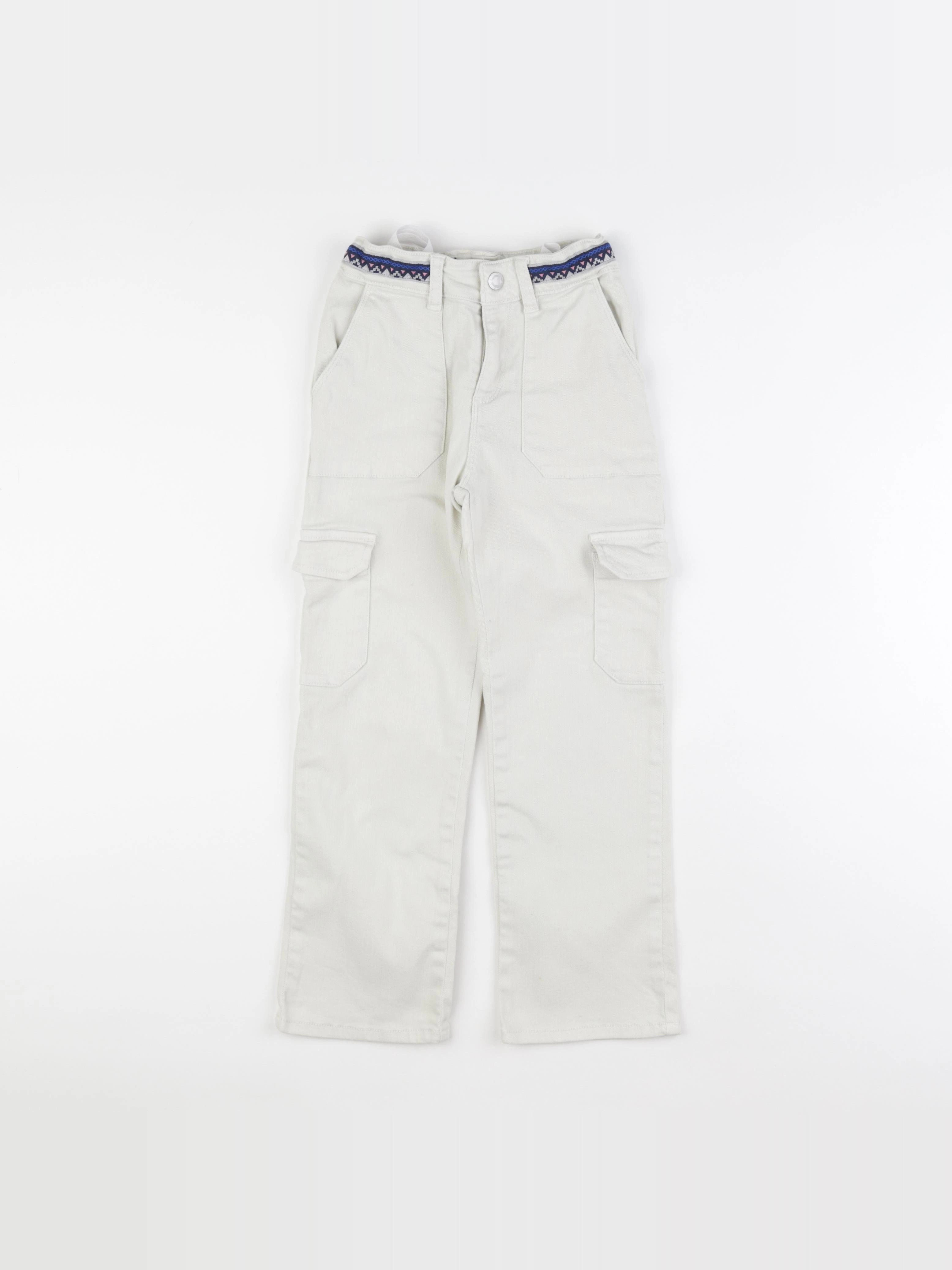 IKKS - jean beige - 7 ans