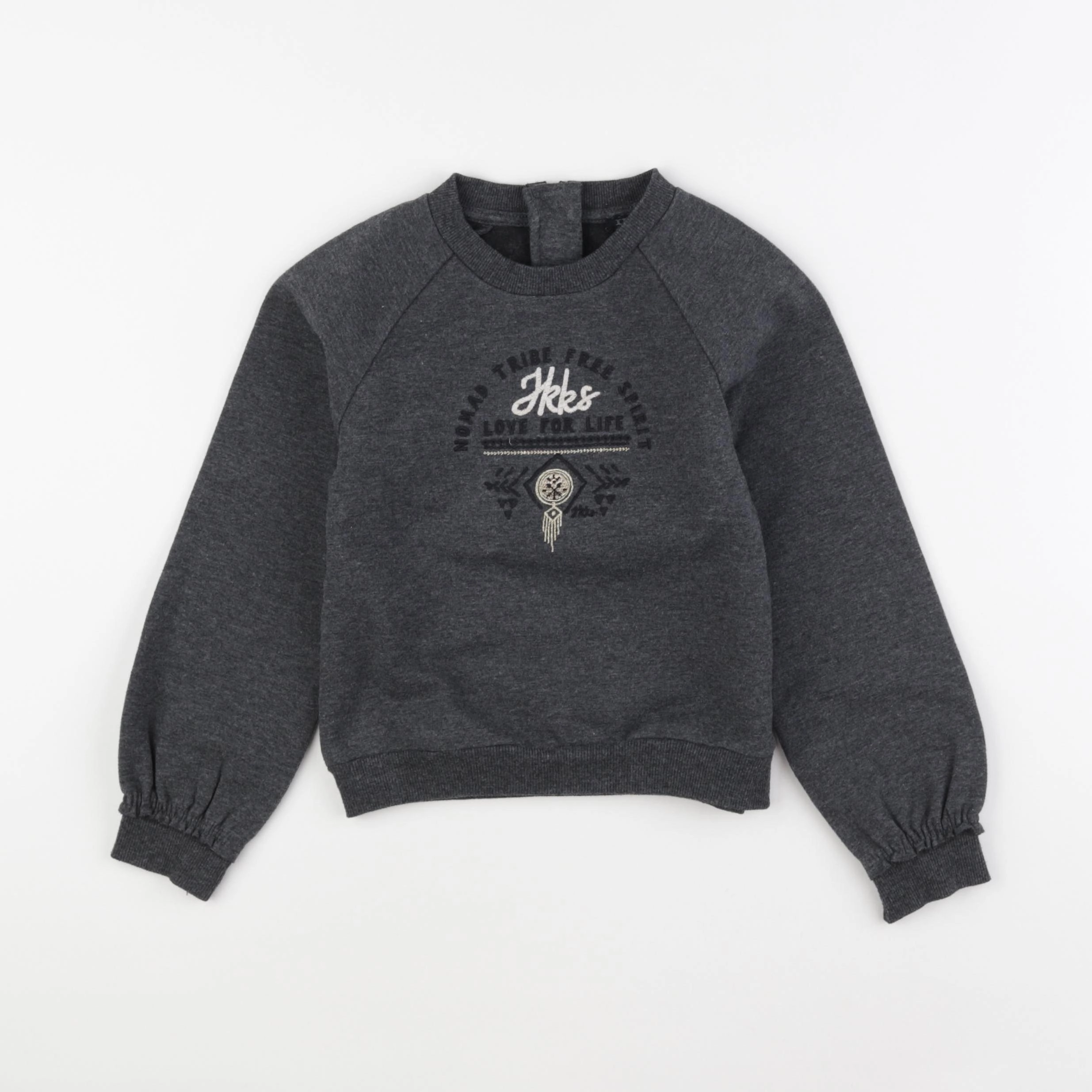IKKS - sweat gris - 6 ans