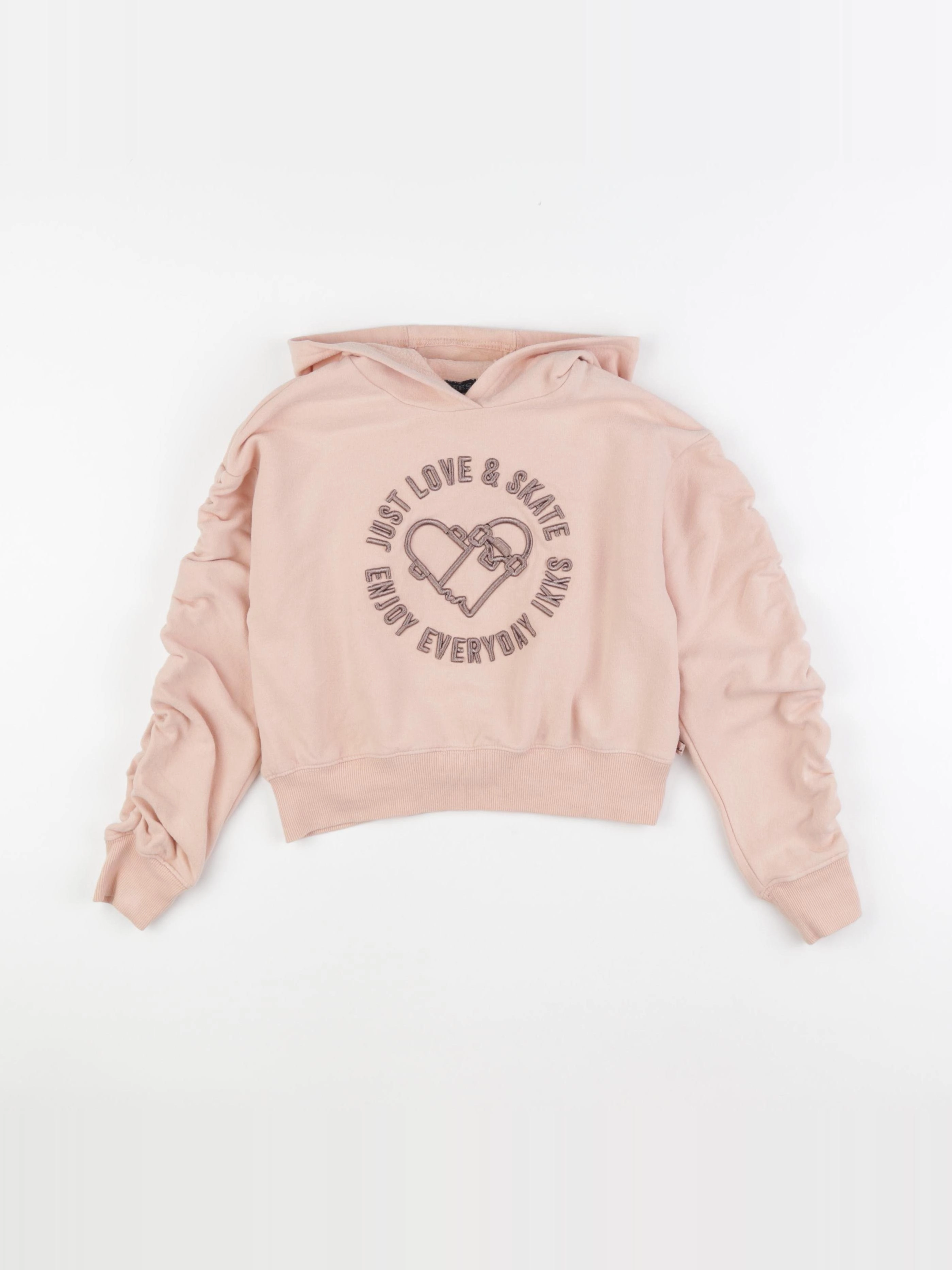 IKKS - sweat rose - 8 ans