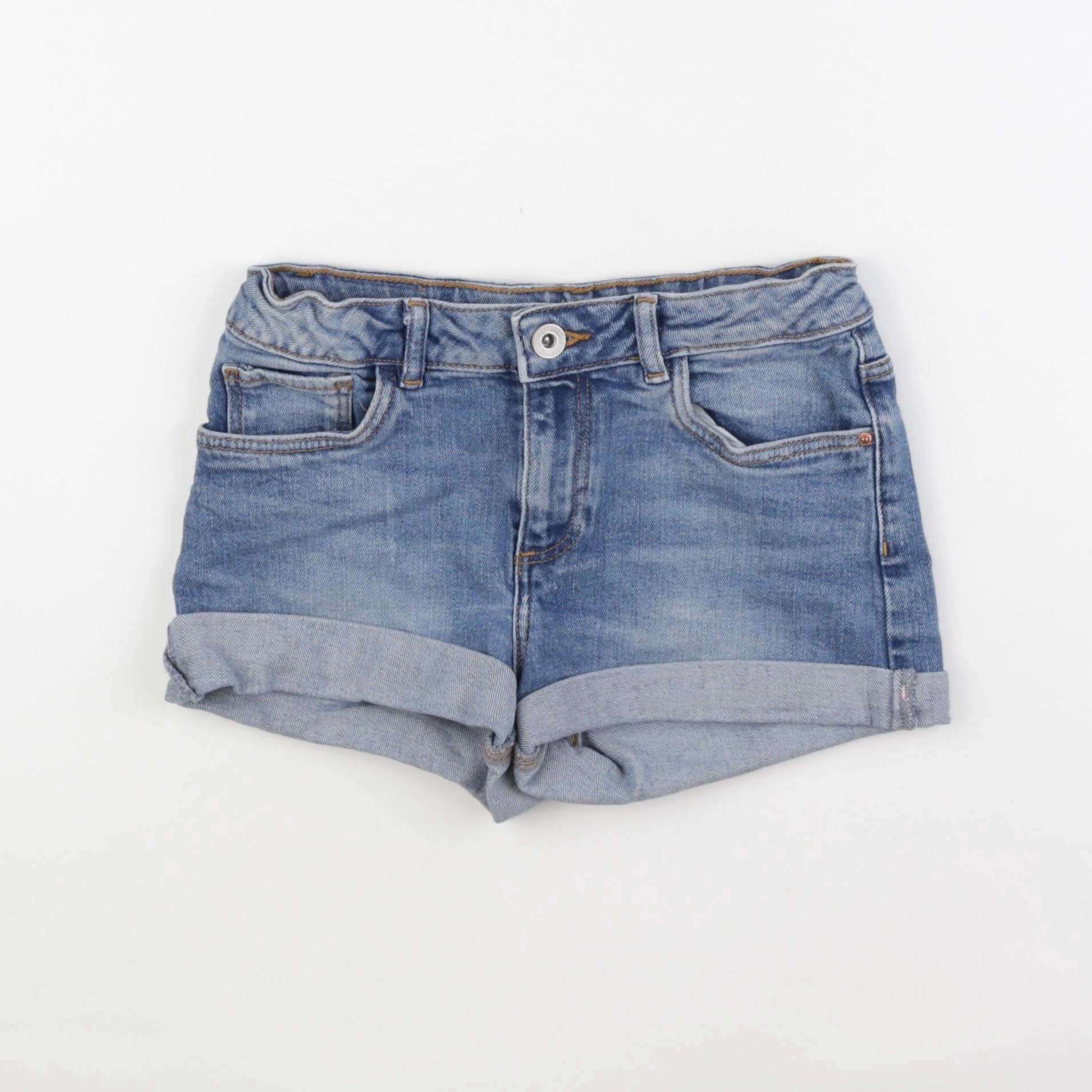 Zara - short bleu - 10 ans