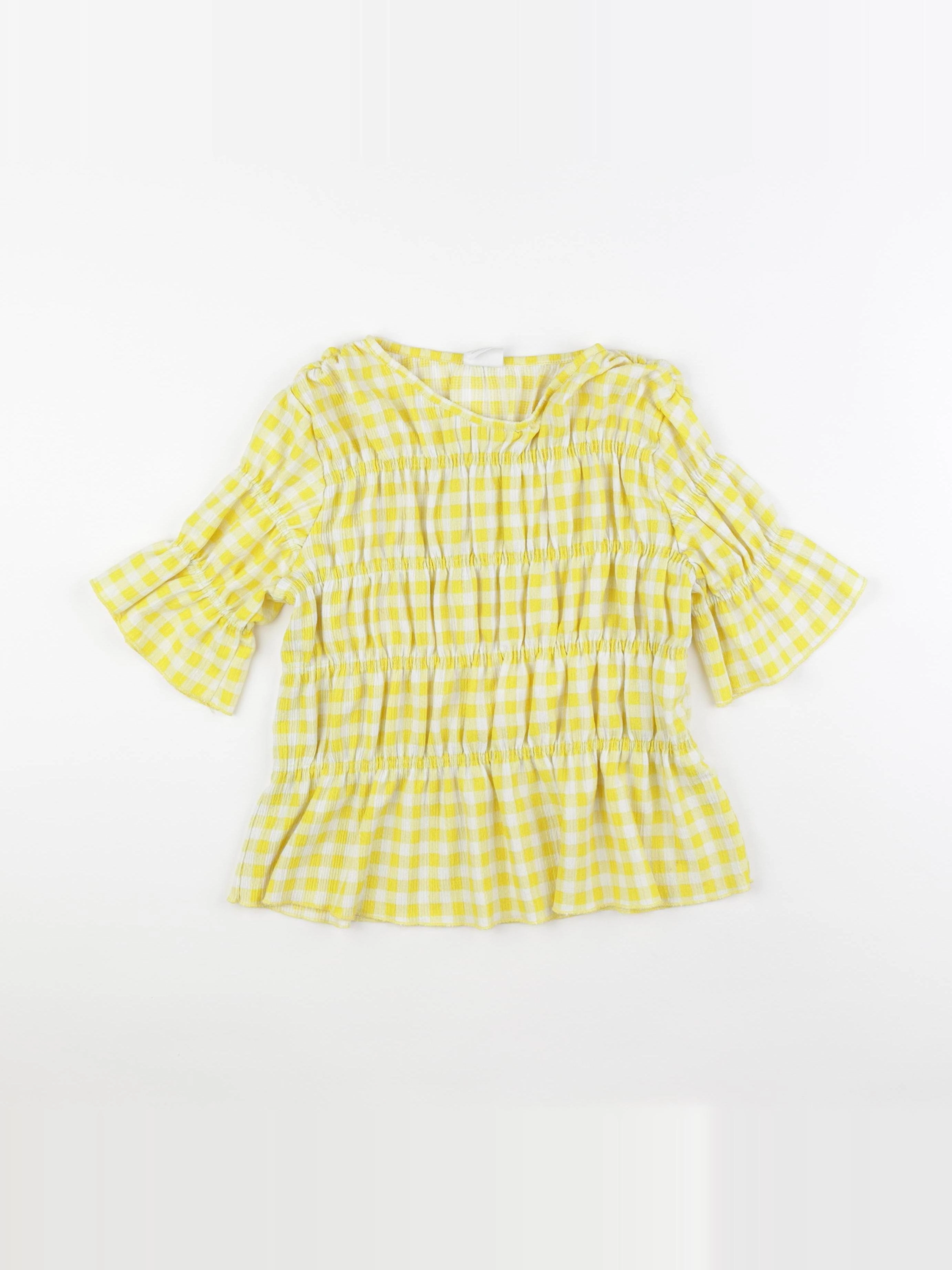Zara - blouse blanc, jaune - 10 ans