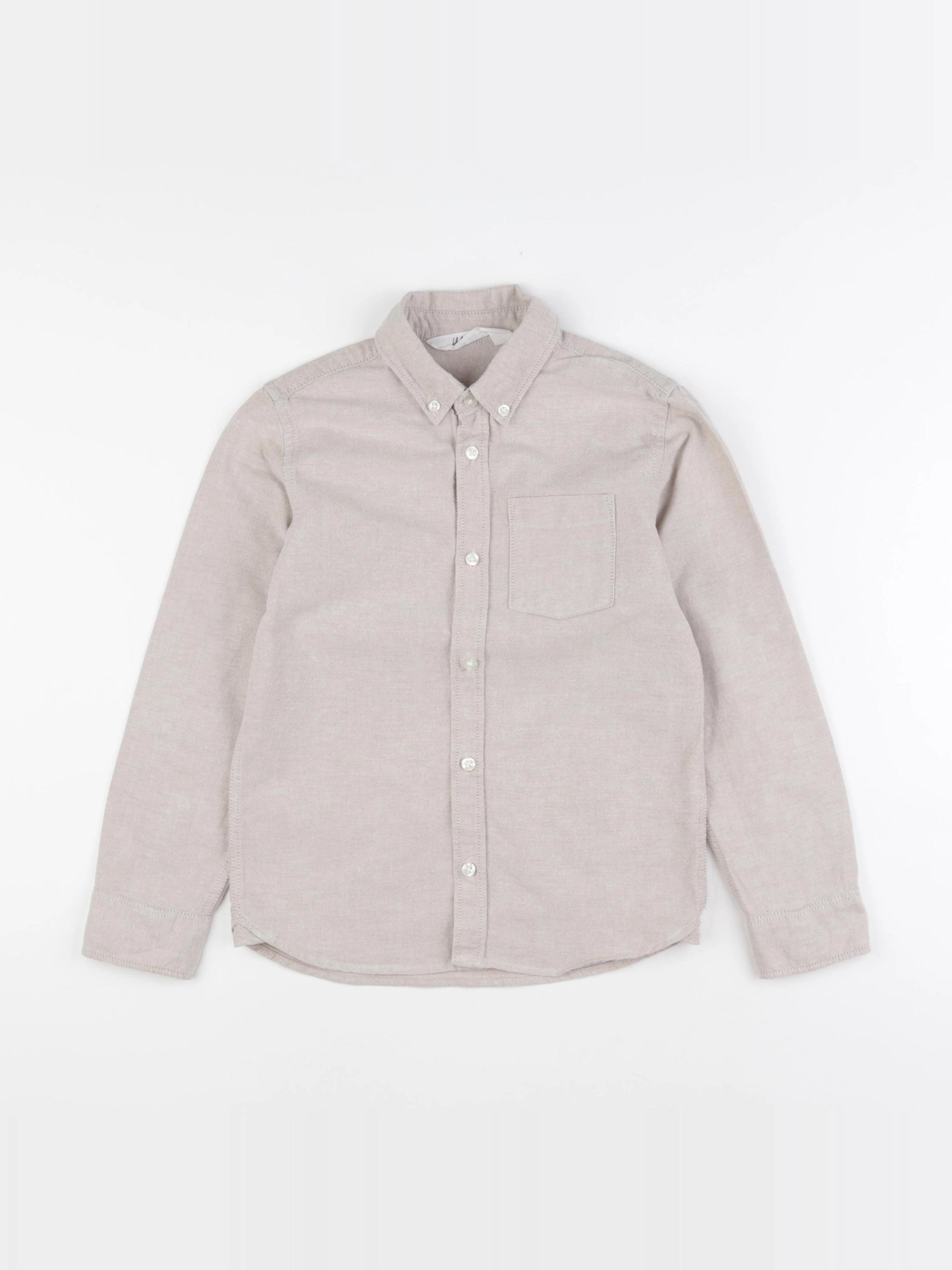 H&M - chemise beige - 7/8 ans