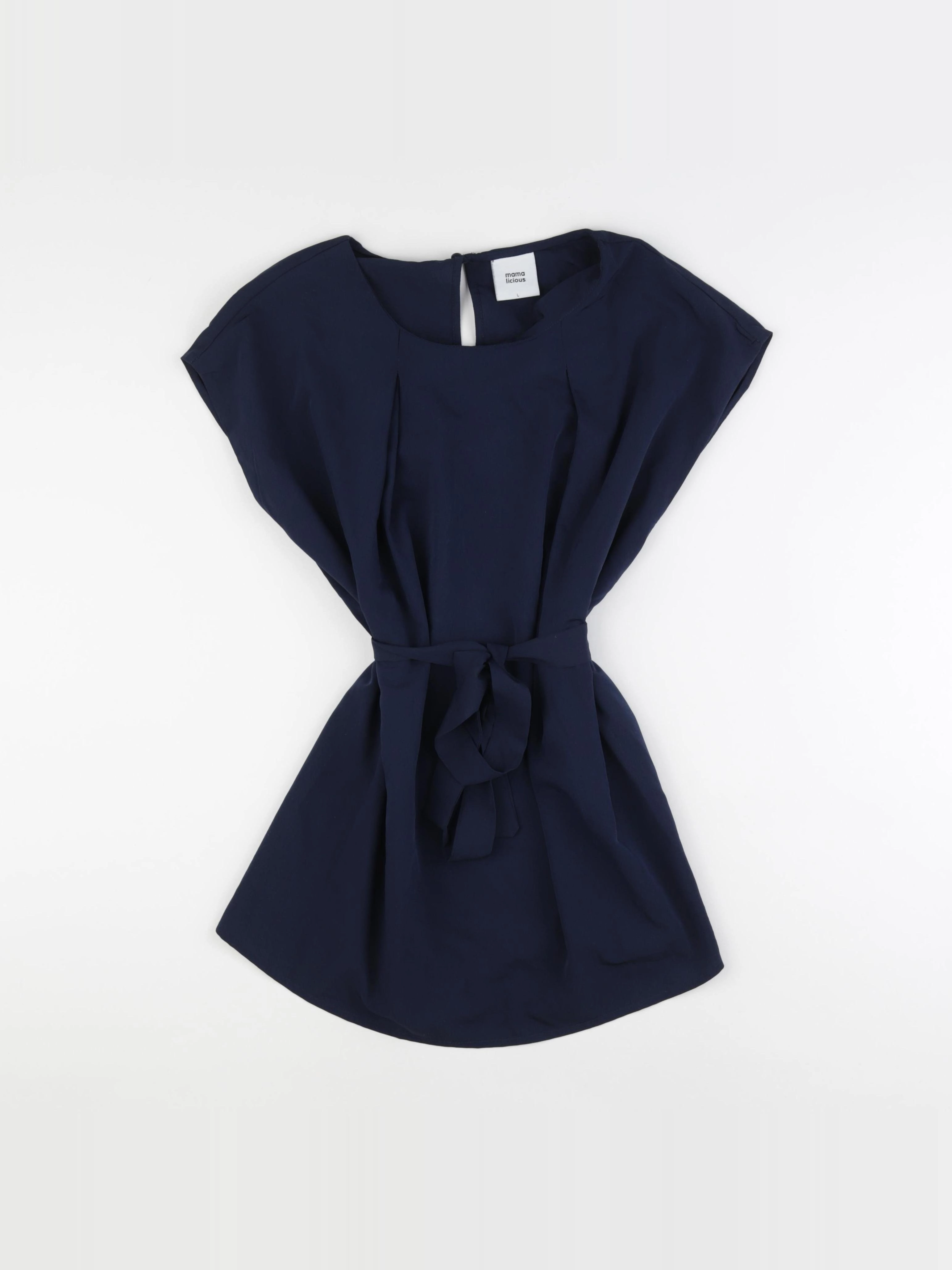 Mamalicious - blouse grossesse bleu - l