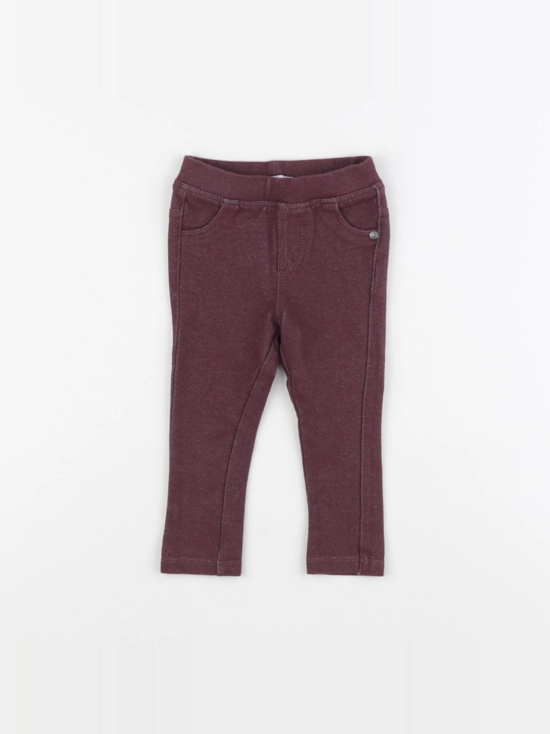 Vertbaudet - jegging rouge - 6 mois