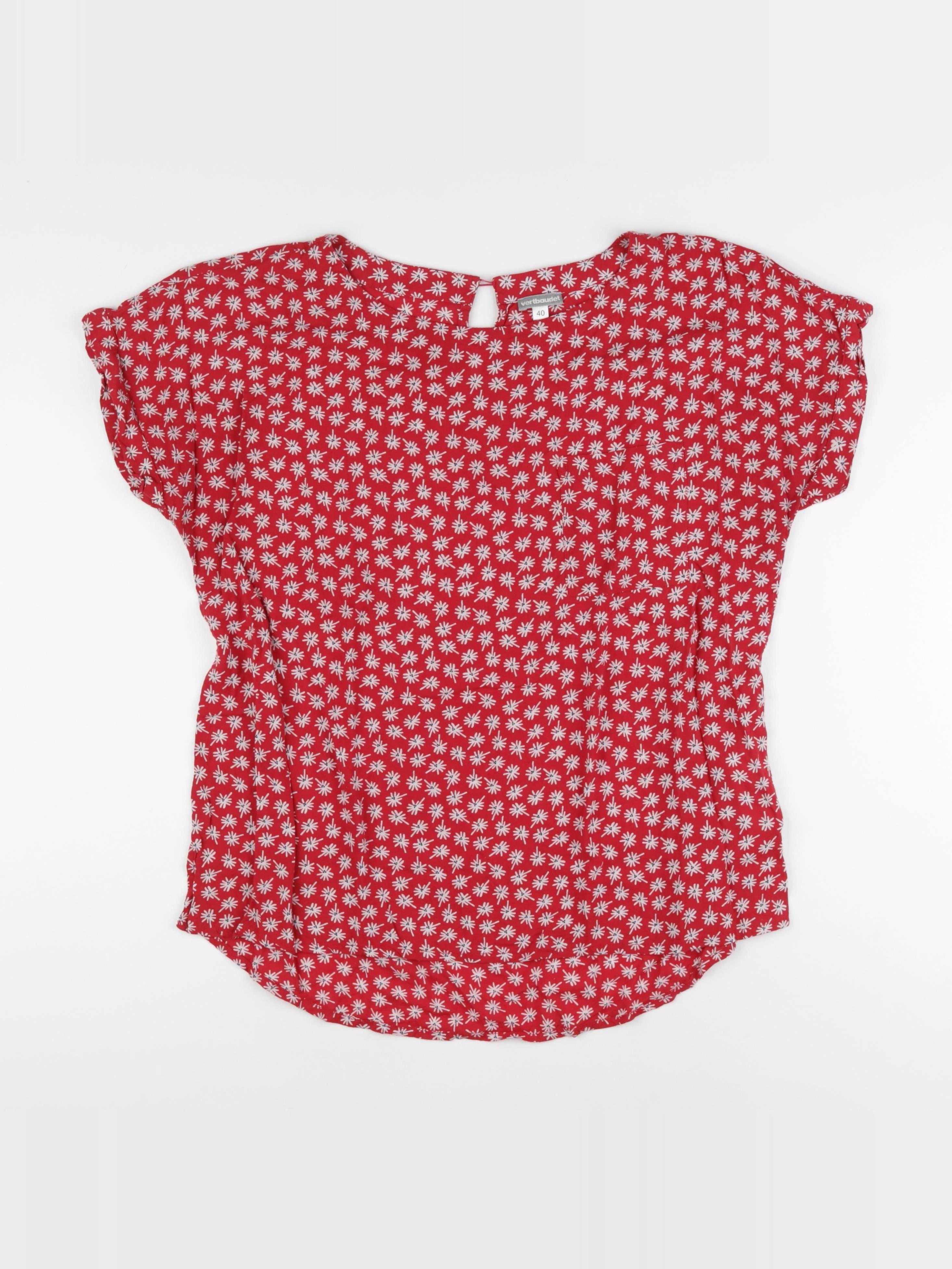 Vertbaudet - blouse grossesse rouge - 40