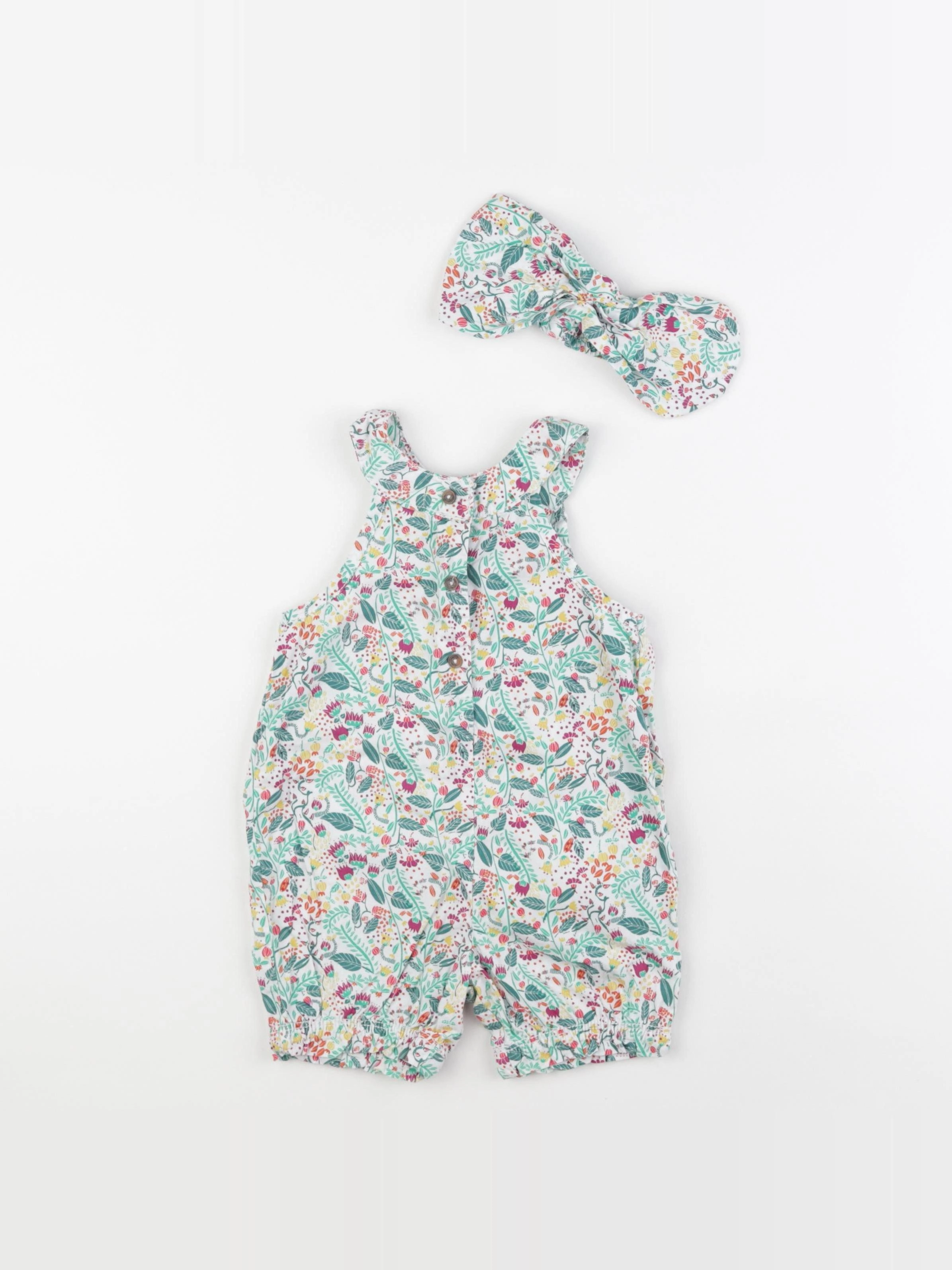 Vertbaudet - combinaison multicolore - 24 mois