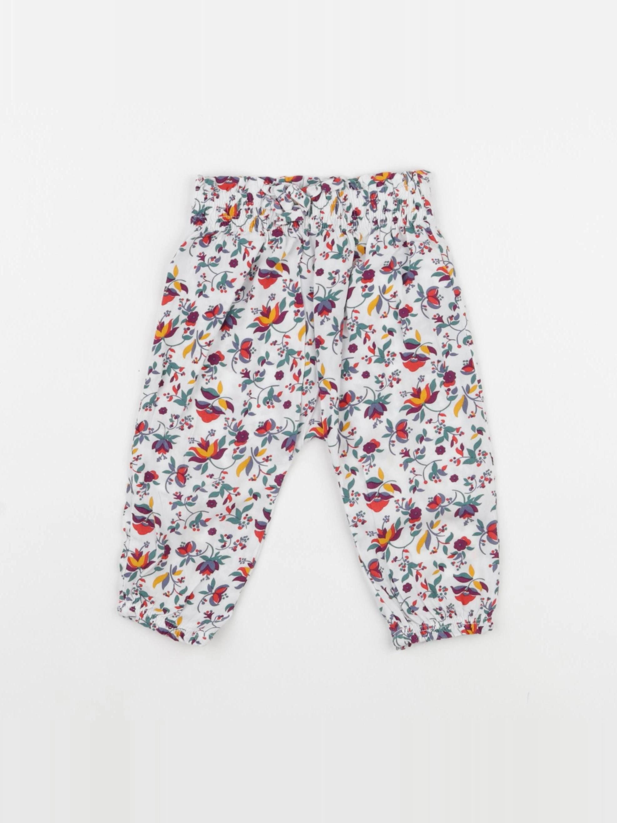 Vertbaudet - sarouel multicolore - 12 mois