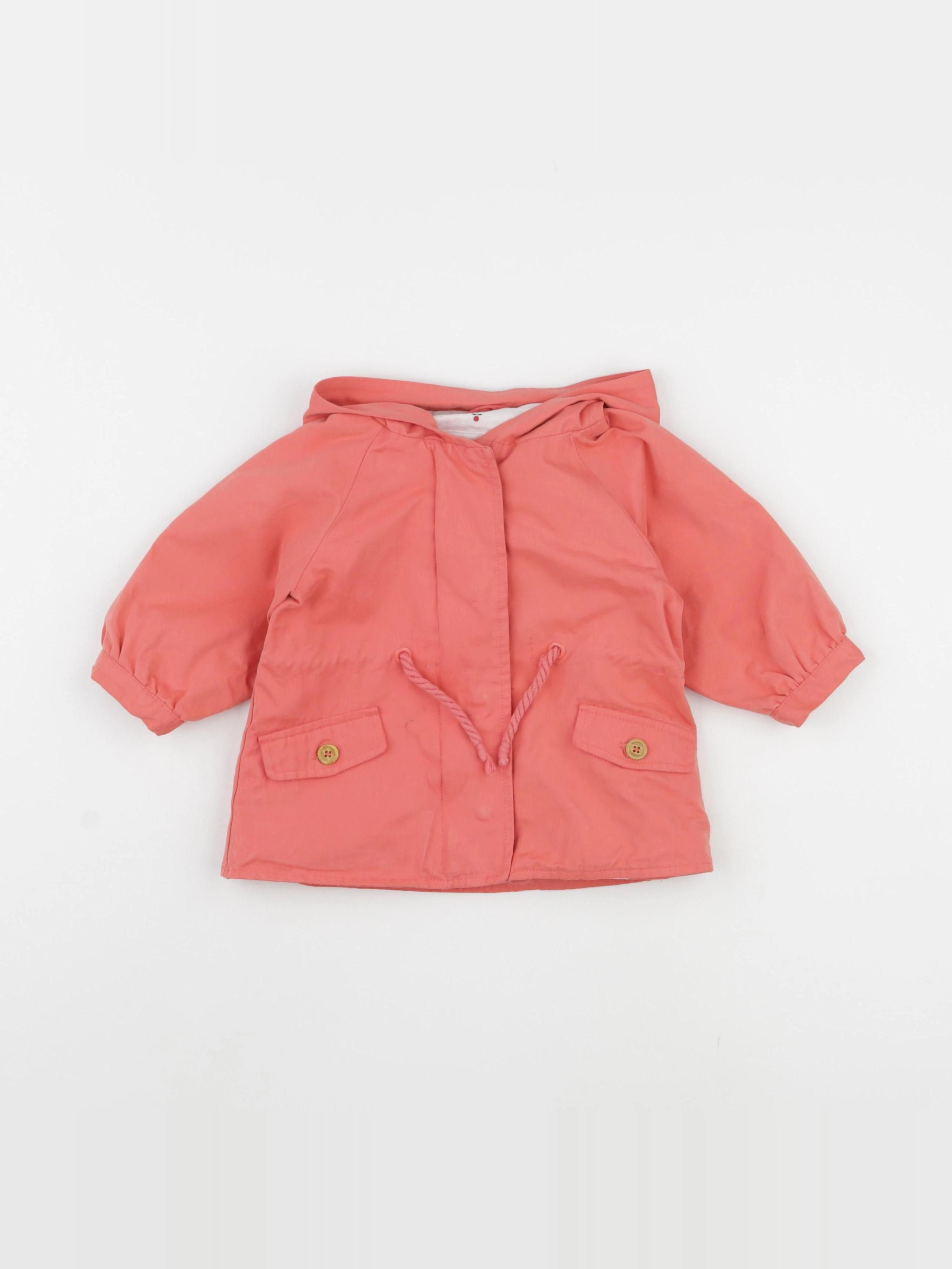 Vertbaudet - parka rose - 12 mois
